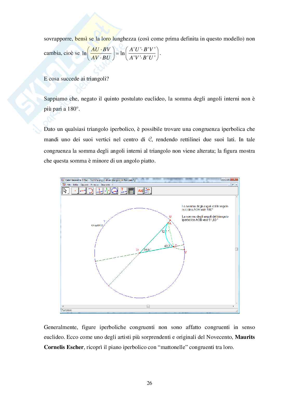 Le geometrie non euclidee Pag. 26