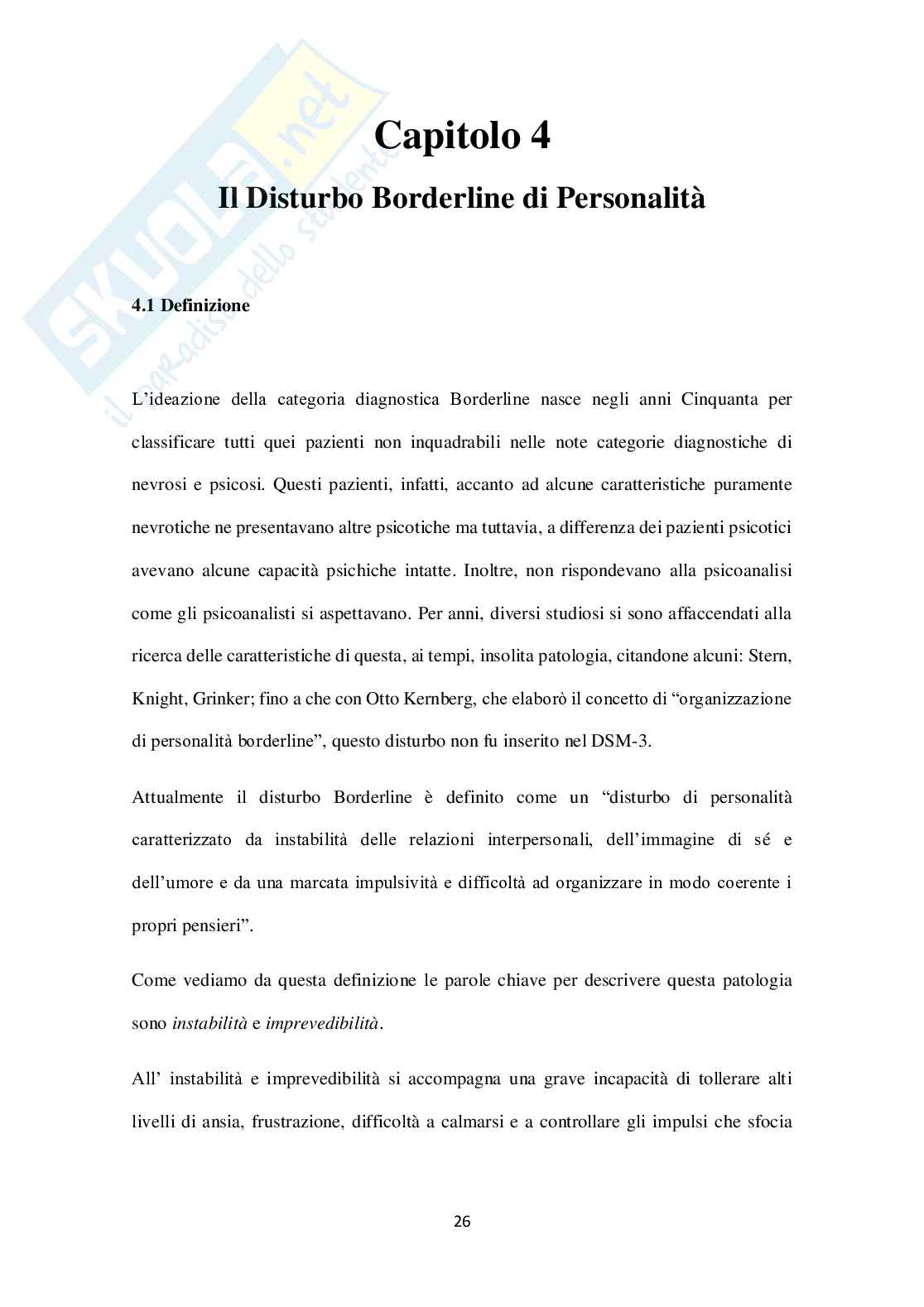 Colpa e vergogna nei pazienti con disturbo borderline di personalità Pag. 26