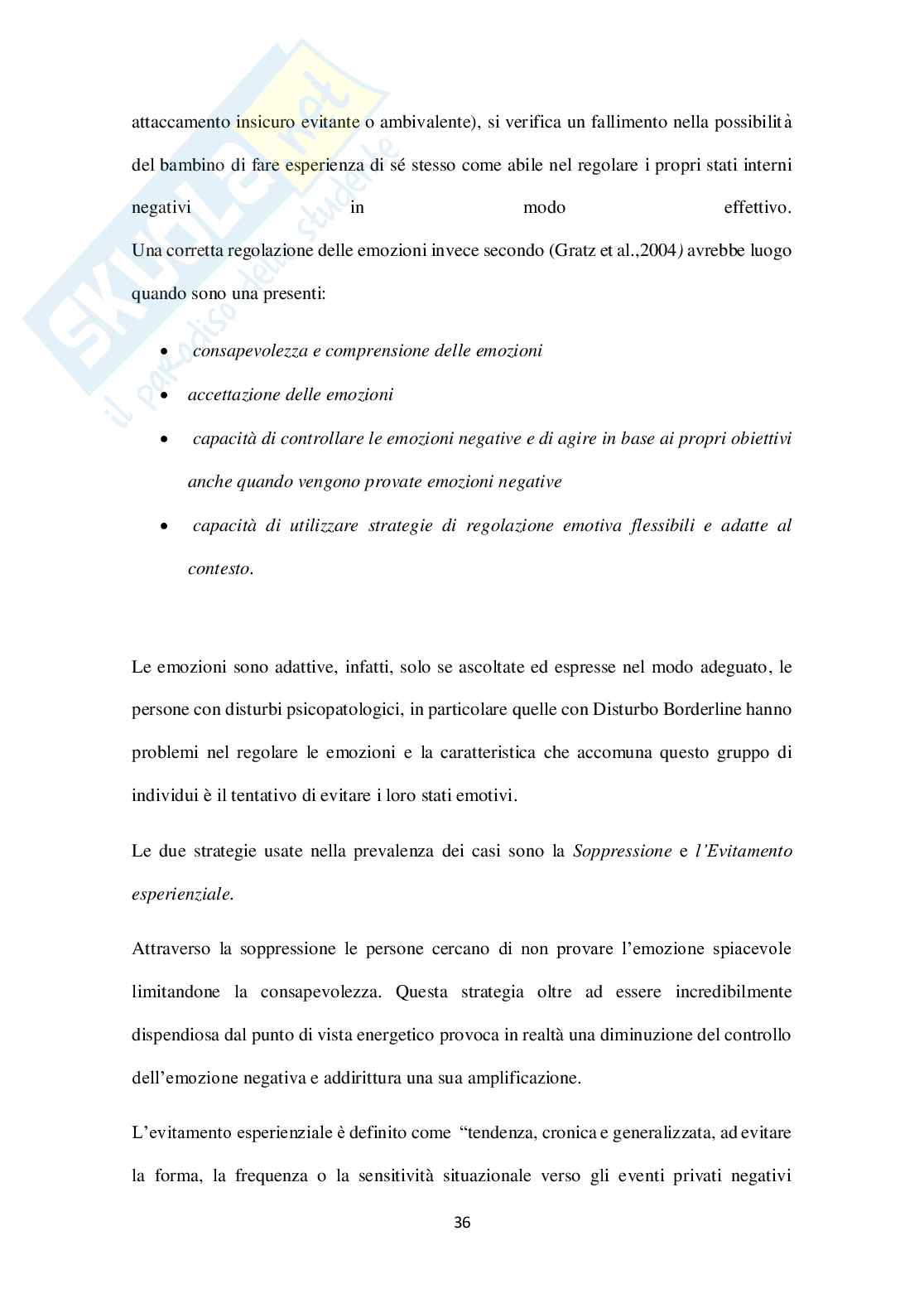 Colpa e vergogna nei pazienti con disturbo borderline di personalità Pag. 36