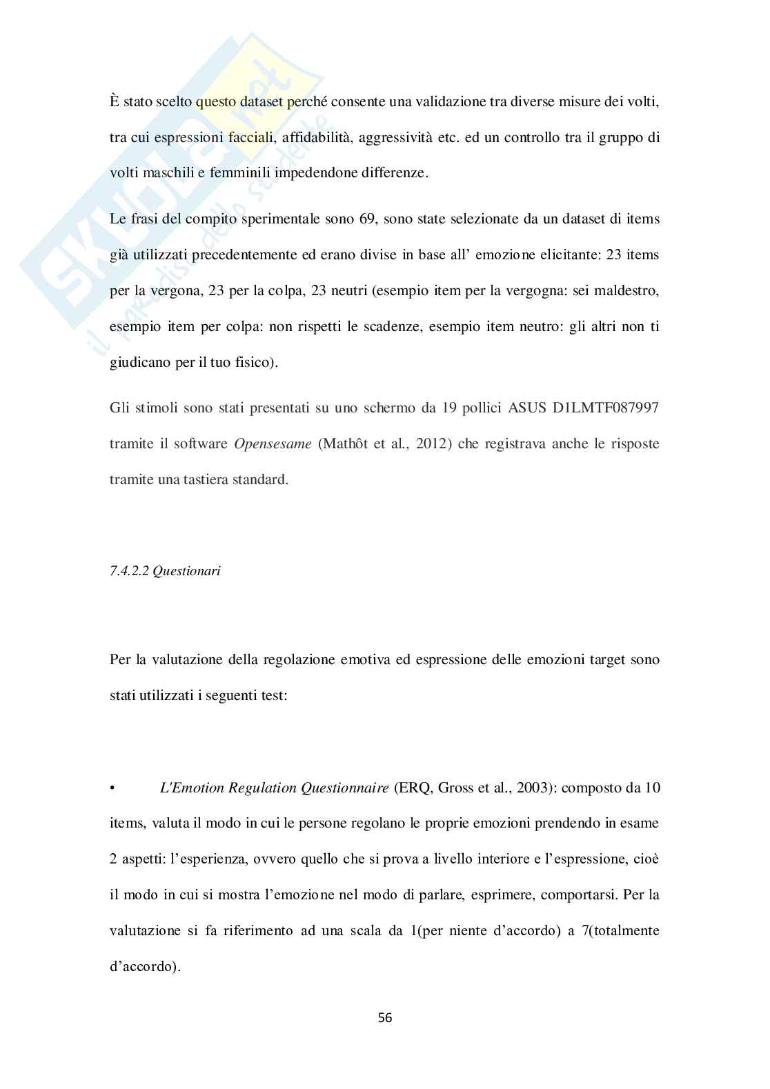 Colpa e vergogna nei pazienti con disturbo borderline di personalità Pag. 56