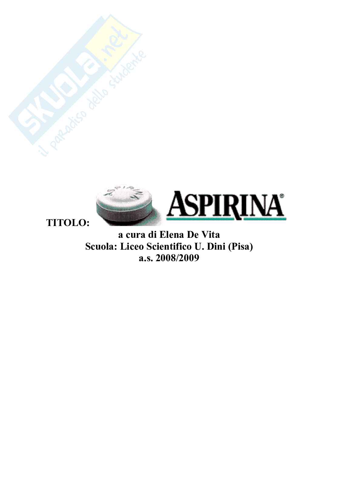 L'Aspirina Pag. 1