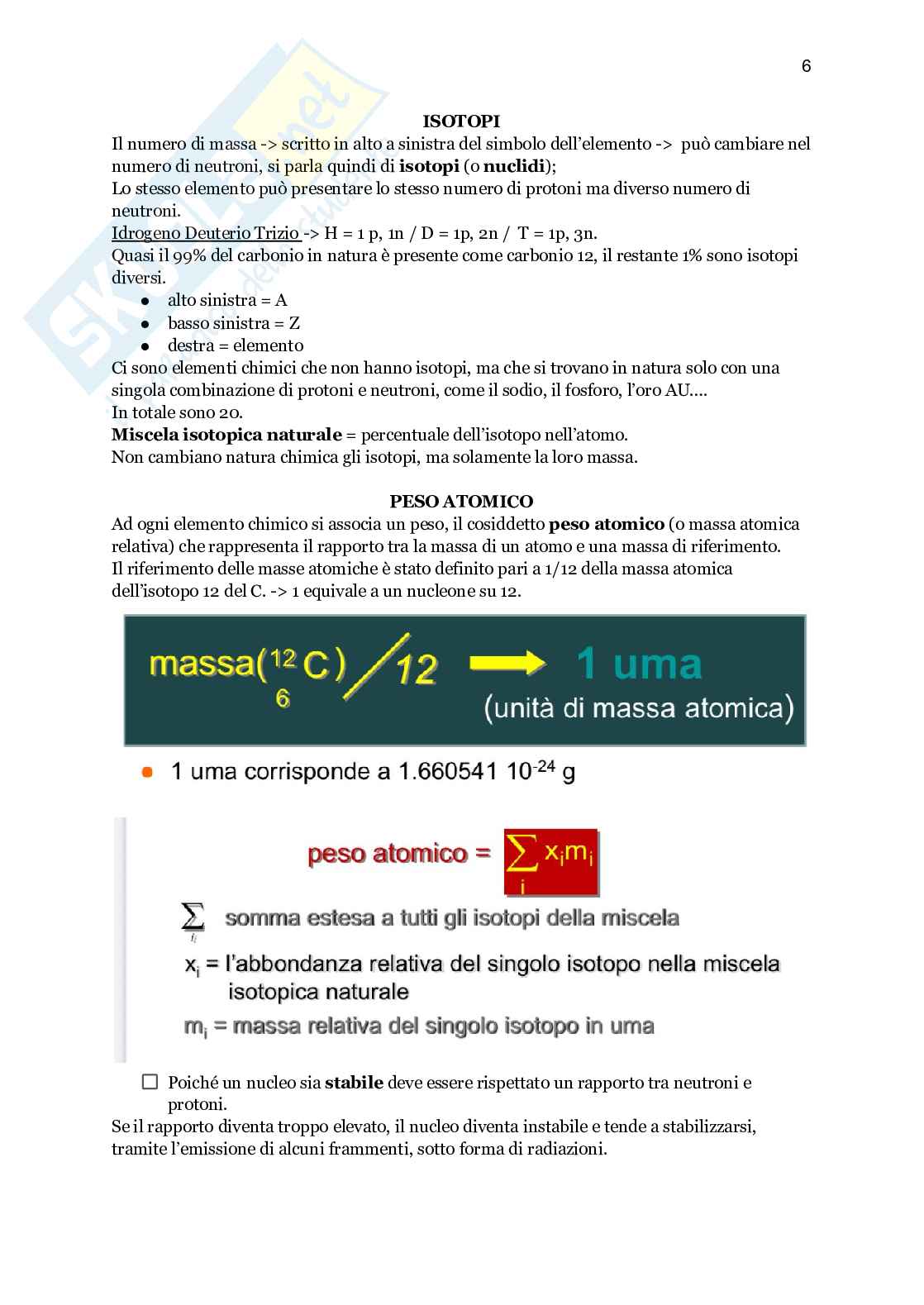 Chimica inorganica  Pag. 6