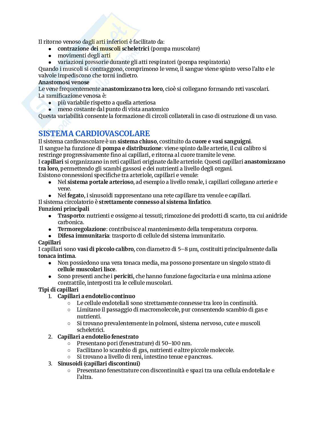 Appunti completi di Anatomia umana Pag. 11
