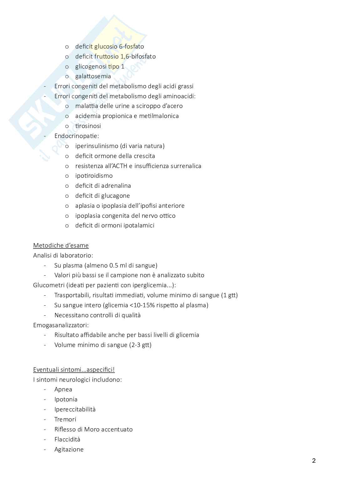 Patologia del puerperio - neonatologia Pag. 2