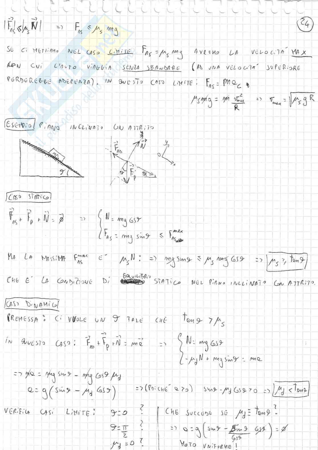 Appunti di Fisica 1 sulle forze Pag. 21