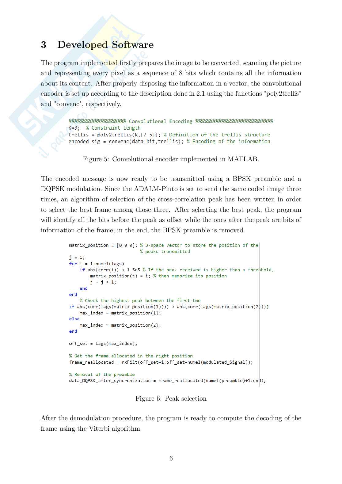 Report esame Techniques and systems for digital signal communications, AA 2023/2024  Pag. 6