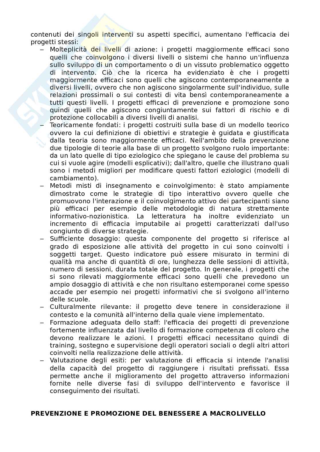 Riassunto esame Psicologia, libro consigliato Fondamenti di psicologia di comunità, Dallago,  Vieno, Santinello Pag. 21