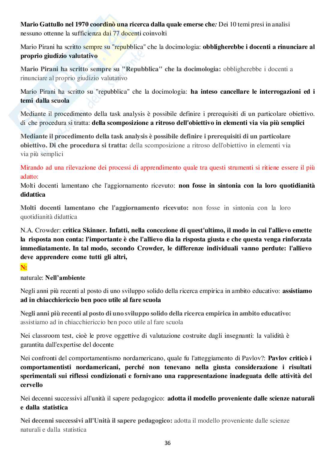 Docimologia II Pag. 36