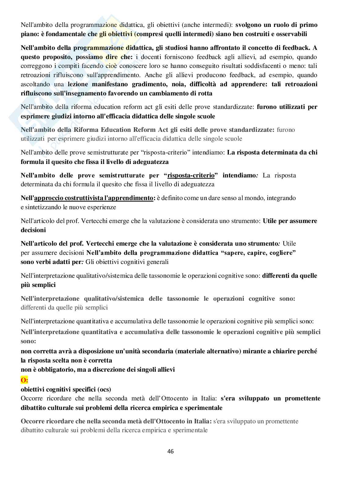 Docimologia II Pag. 46