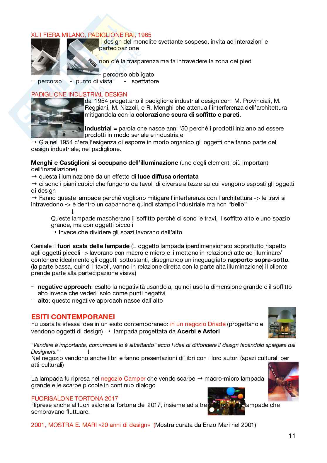 Appunti per l'esame di Exhibition design e metodologia progettuale  Pag. 11