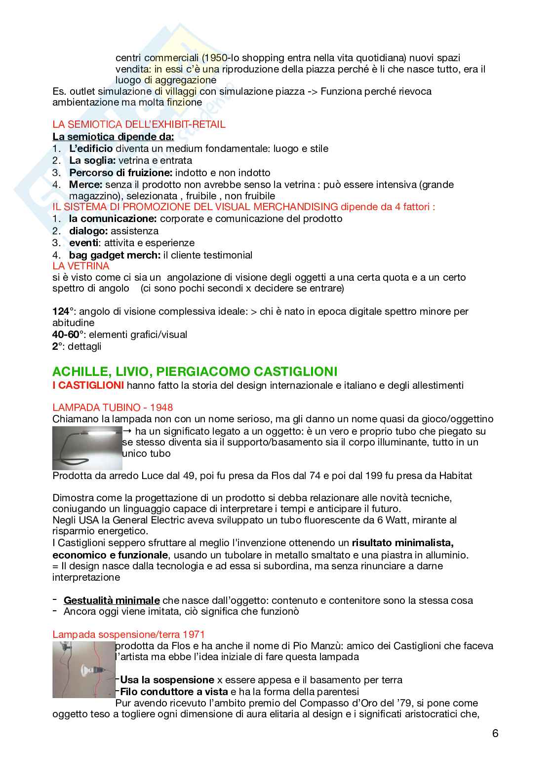 Appunti per l'esame di Exhibition design e metodologia progettuale  Pag. 6