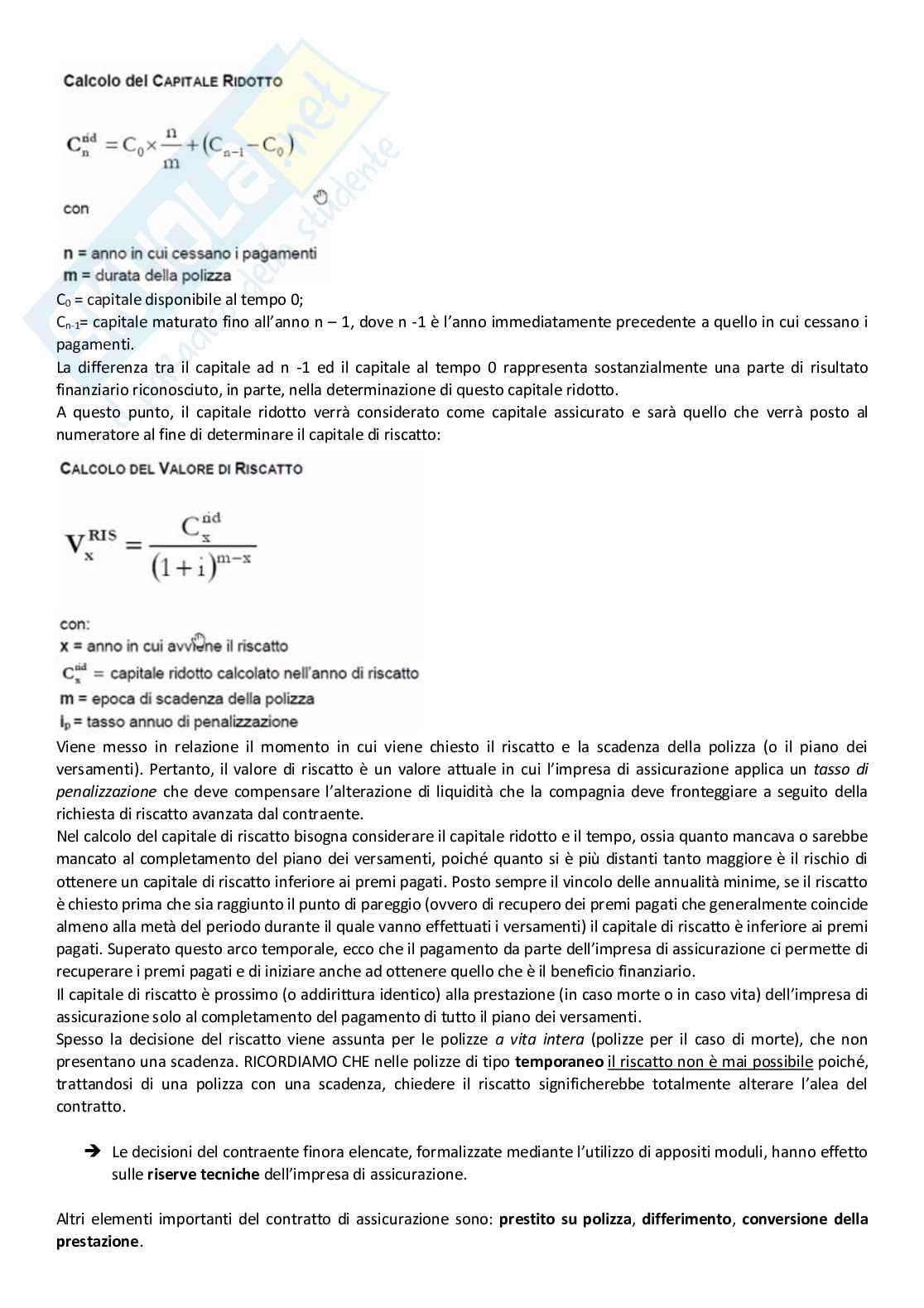 Appunti di  Economia delle aziende di assicurazione - Ramo vita Pag. 11