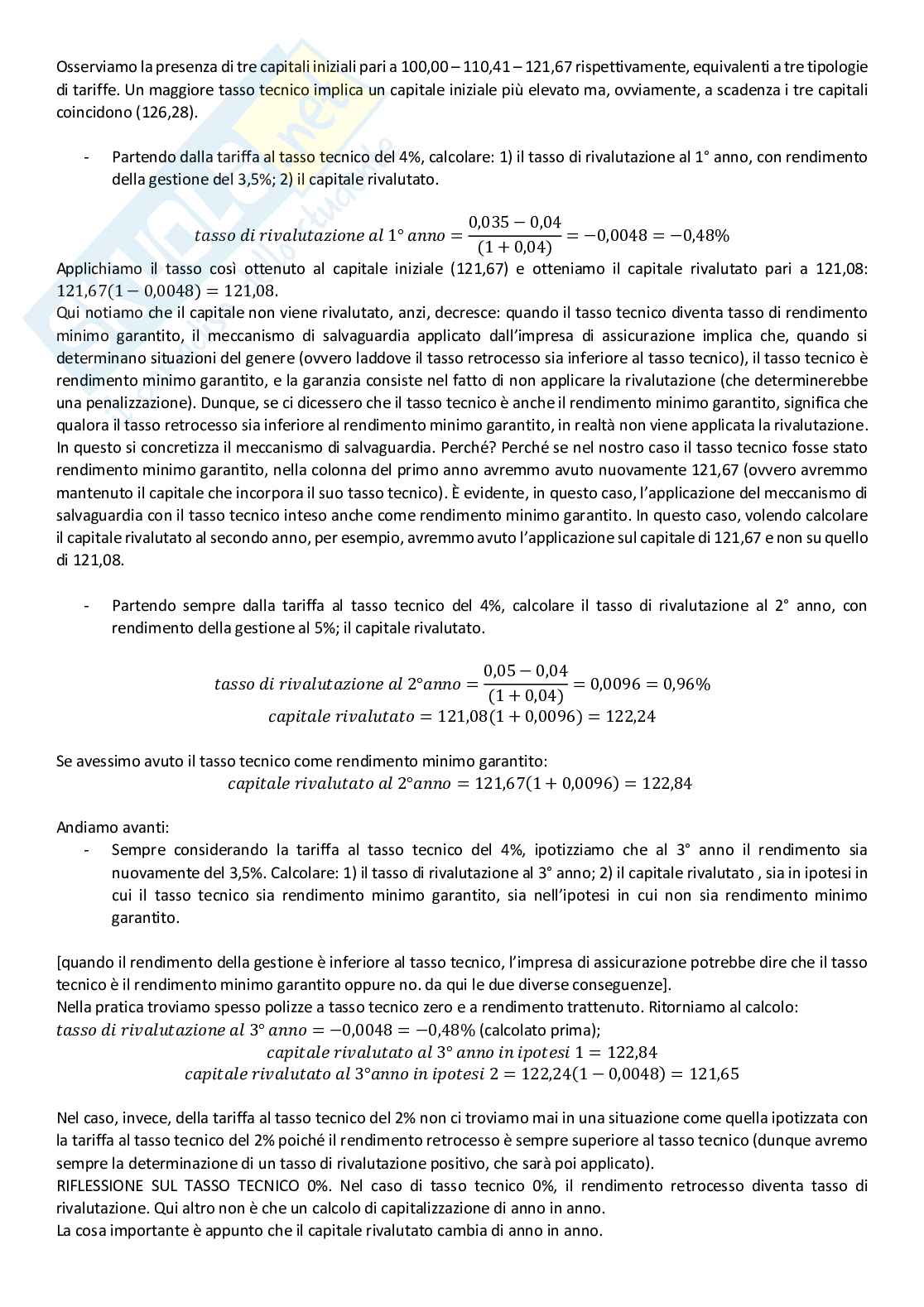 Appunti di  Economia delle aziende di assicurazione - Ramo vita Pag. 21