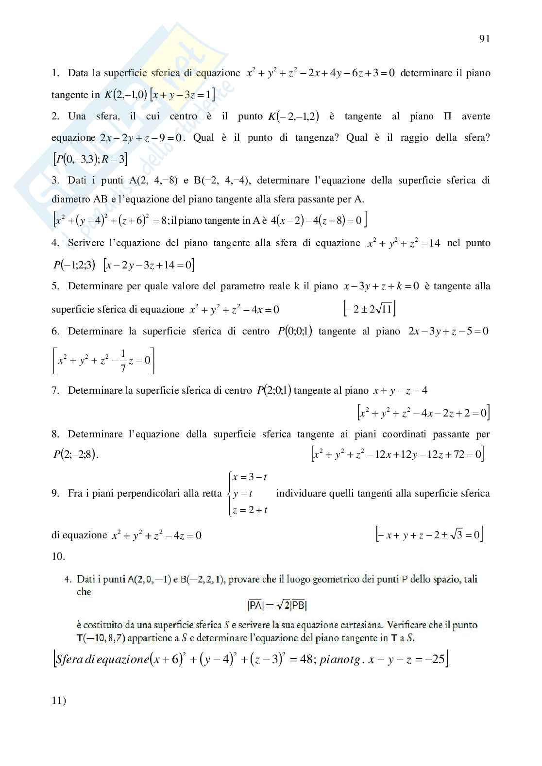 Compendio di geometria nello spazio ottimo per scuola secondaria e matematica a26 concorso scuola secondaria. Pag. 91