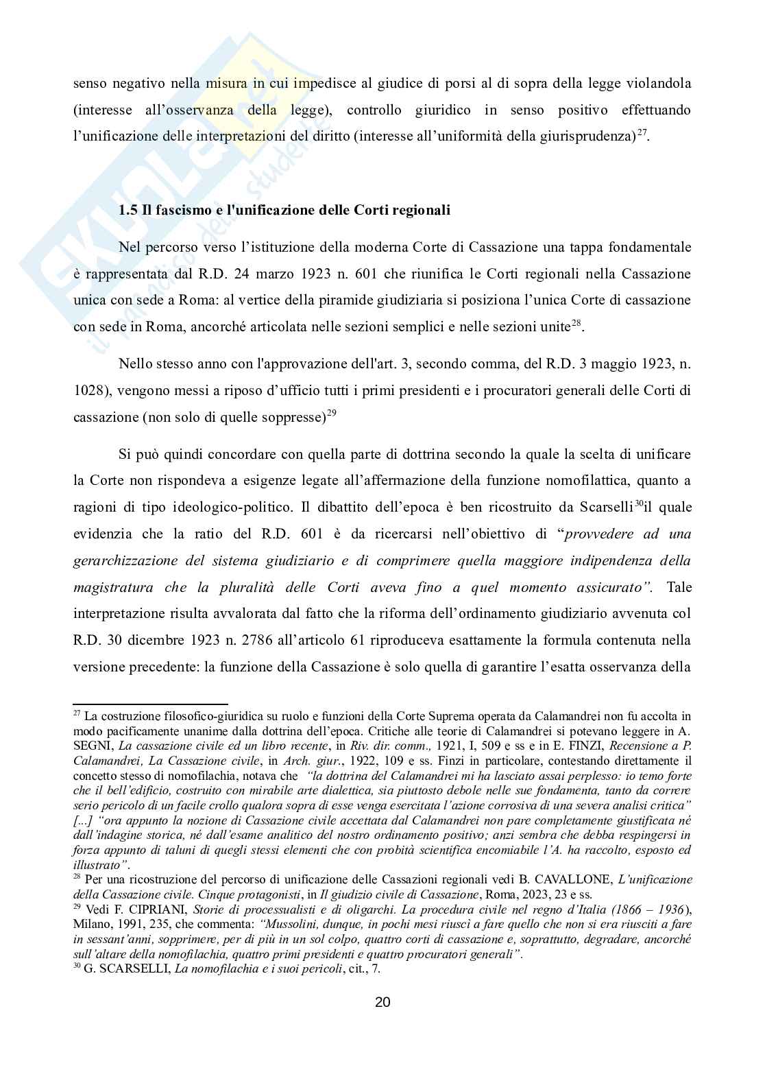 Principio di diritto e nomofilachia nel giudizio di Cassazione. Una prospettiva critica Pag. 21