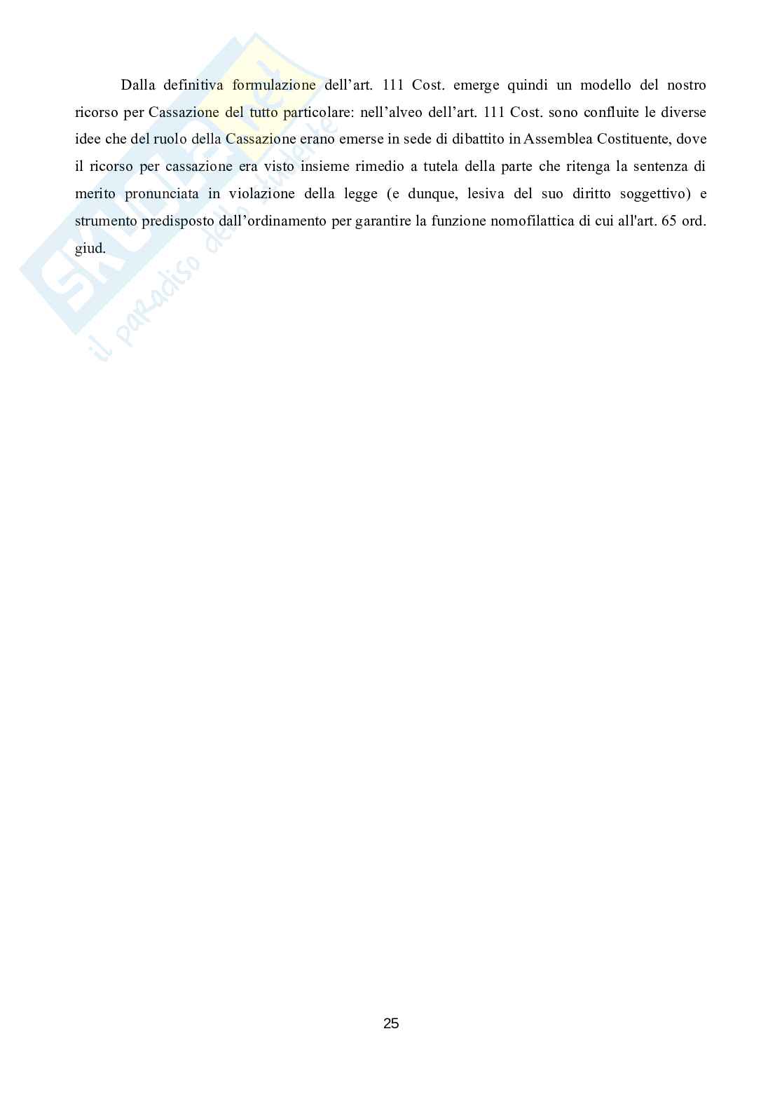 Principio di diritto e nomofilachia nel giudizio di Cassazione. Una prospettiva critica Pag. 26