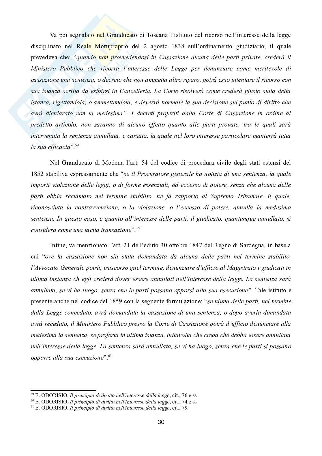 Principio di diritto e nomofilachia nel giudizio di Cassazione. Una prospettiva critica Pag. 31