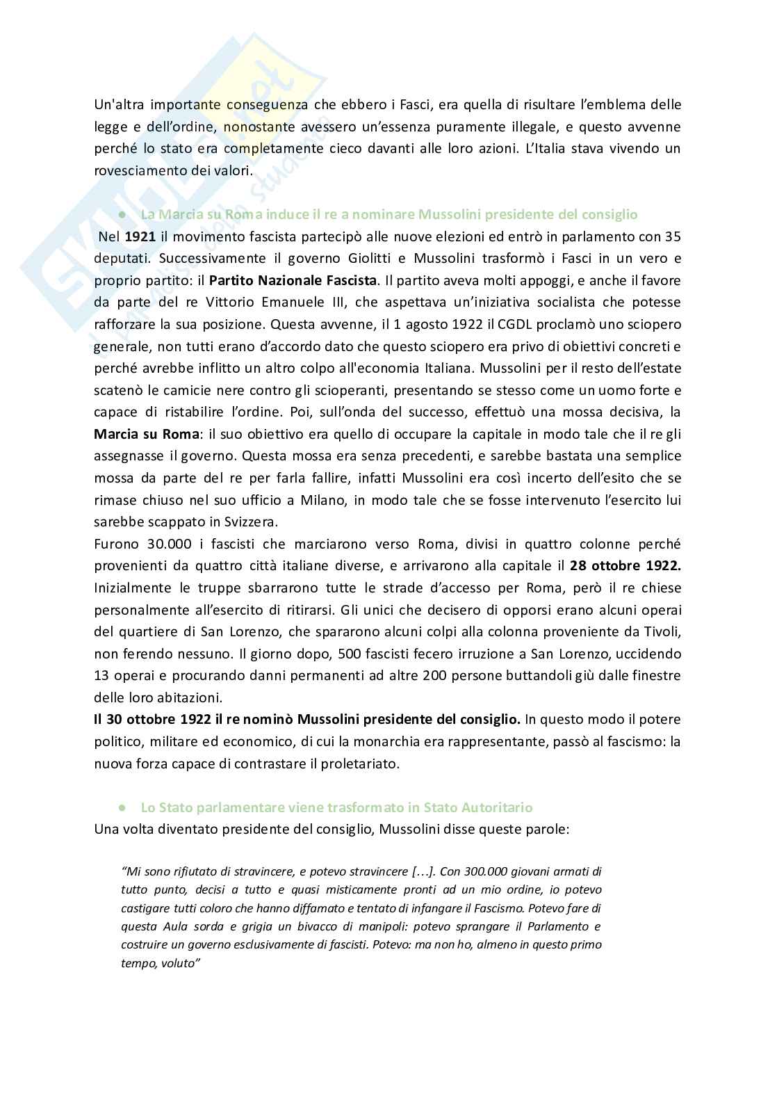 Ascesa del fascismo - Eventi Pag. 6