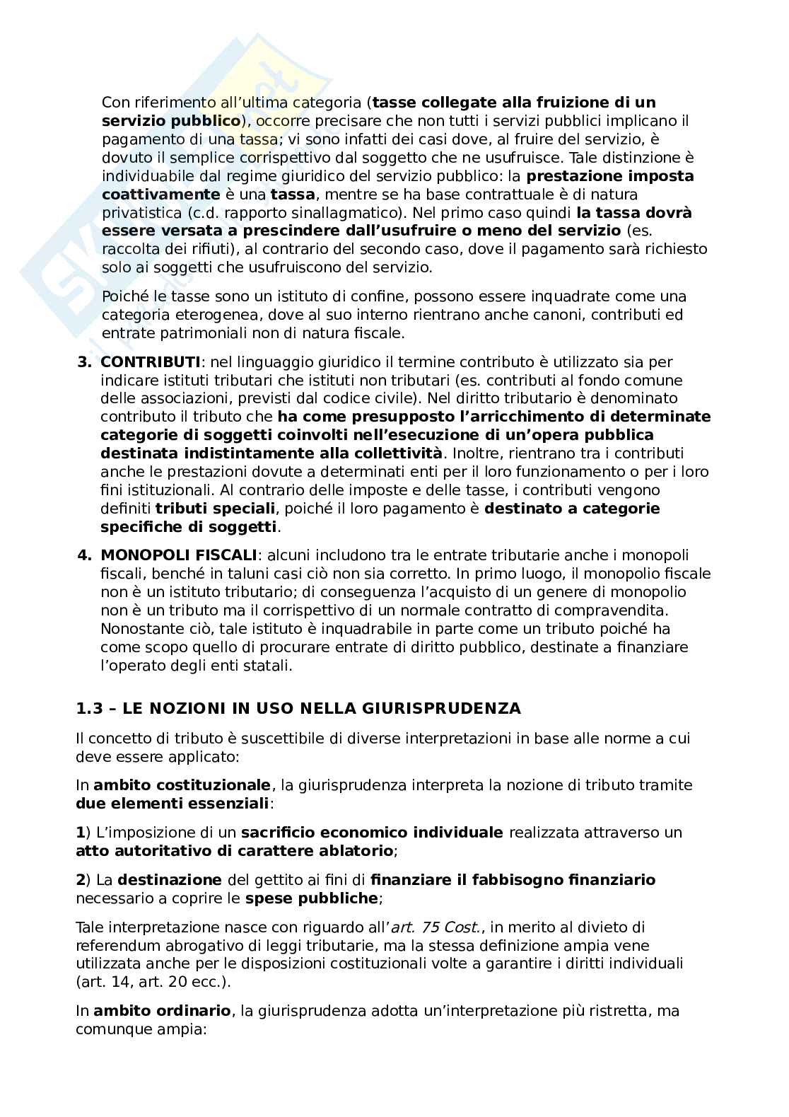 Riassunto Istituzioni di diritto tributario Pag. 2