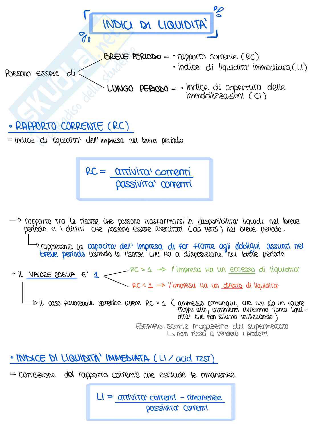 Indici di bilancio Pag. 2