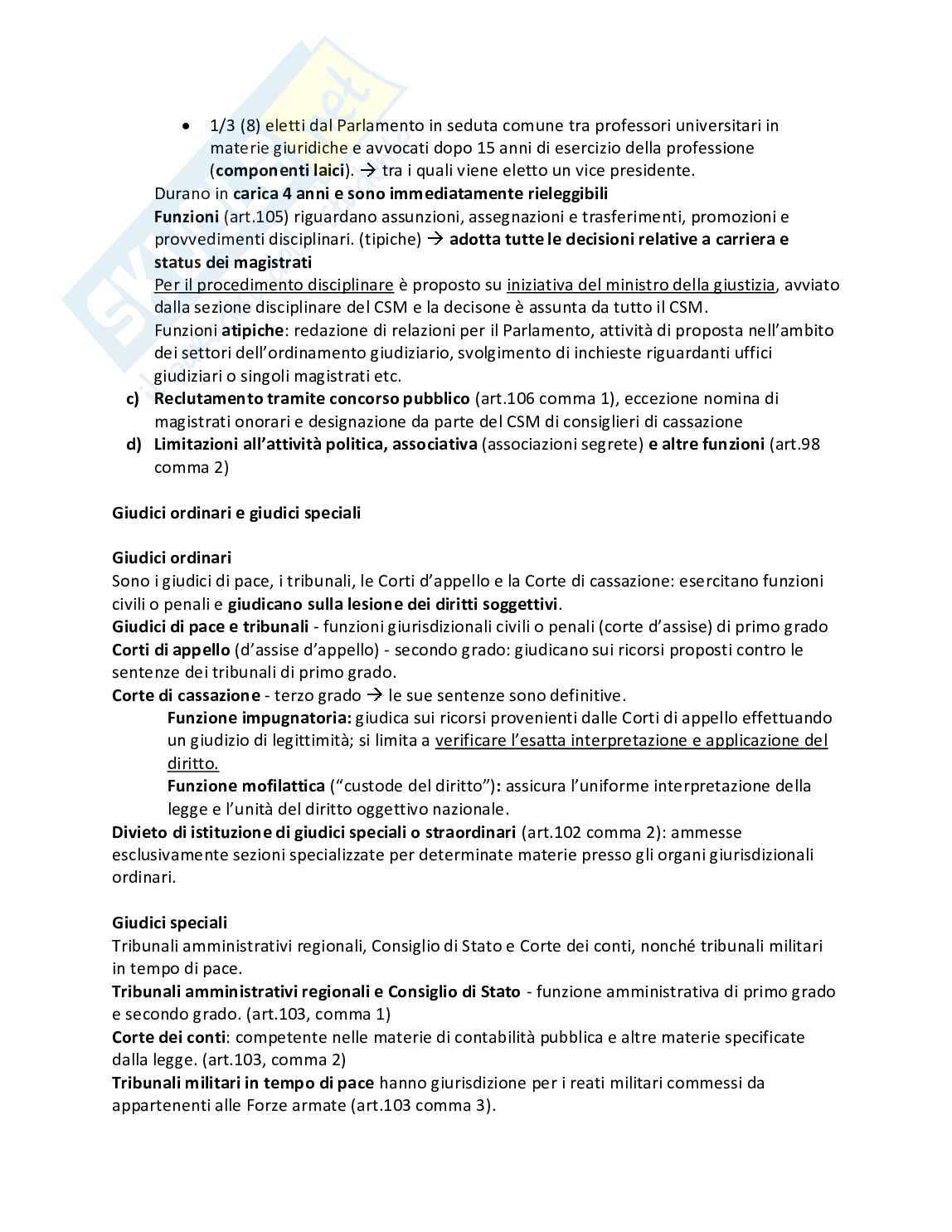 Appunti preparazione corso di Diritto pubblico Pag. 71
