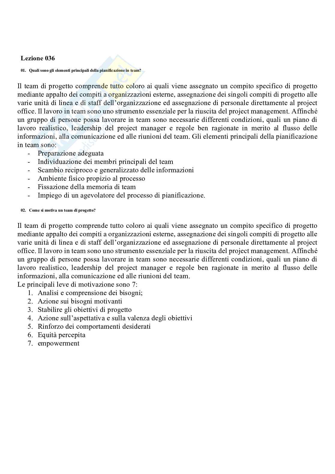 Paniere di Strategia d'impresa e organizzazione industriale (2025) - Risposte multiple e aperte Pag. 46
