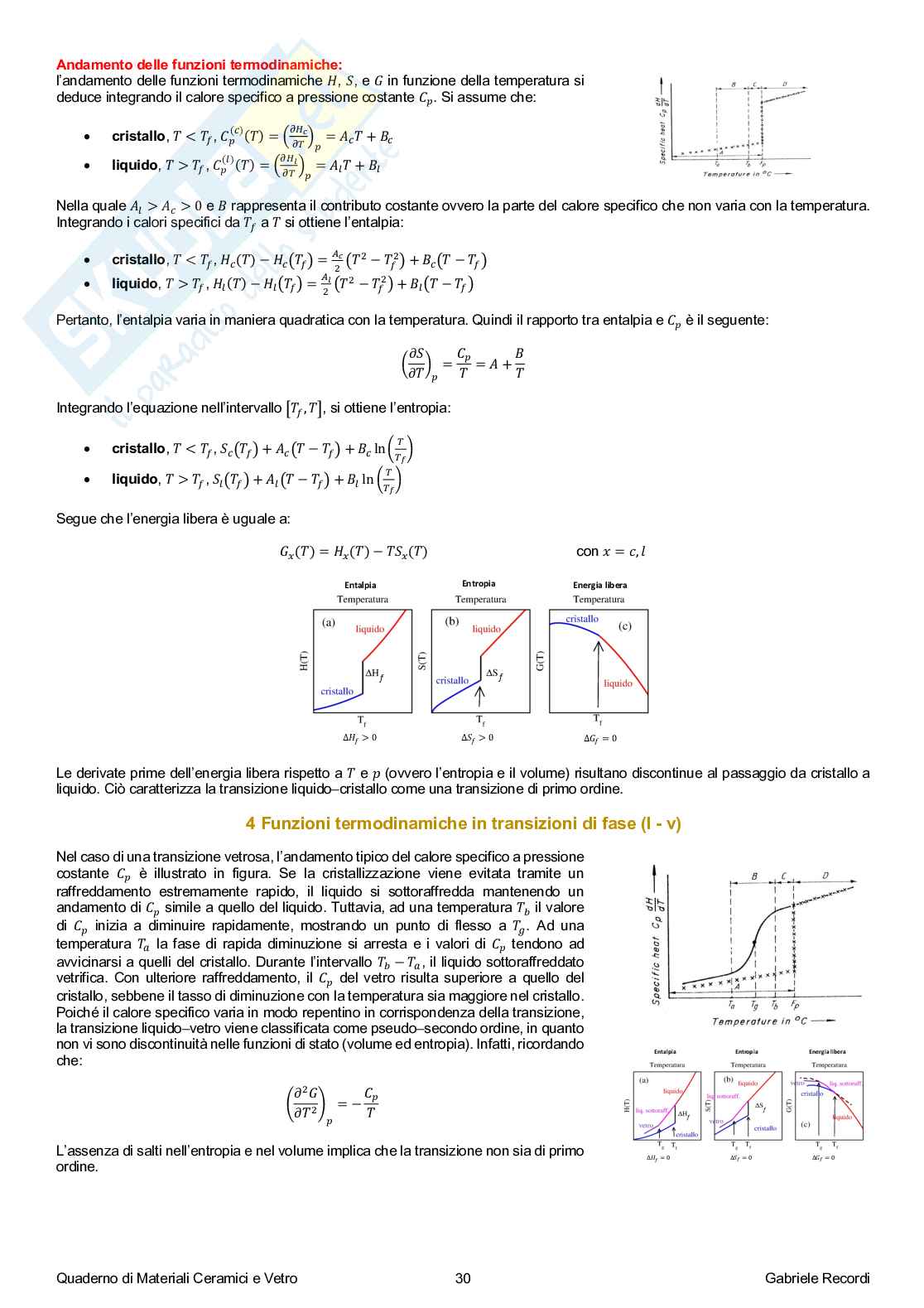 Appunti presi a lezione di Materiali ceramici e vetri Pag. 31