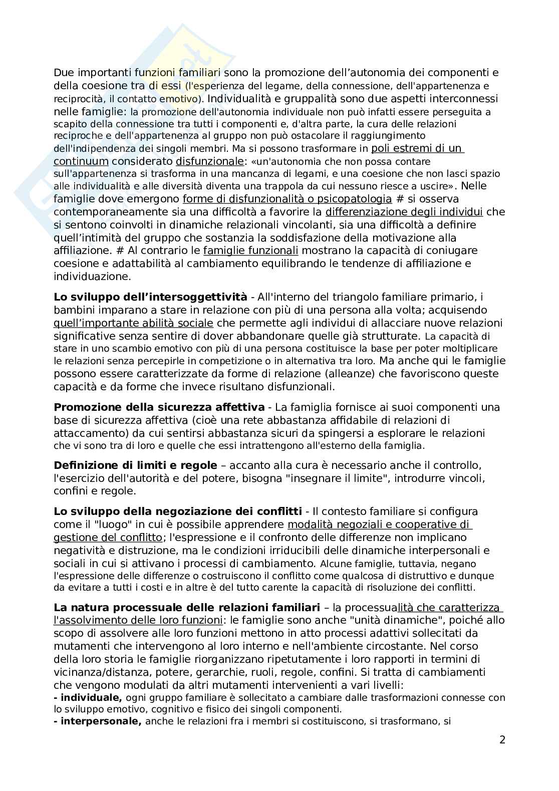 Appunti di Psicologia dello sviluppo e delle relazioni interpersonali del 2023   Pag. 2