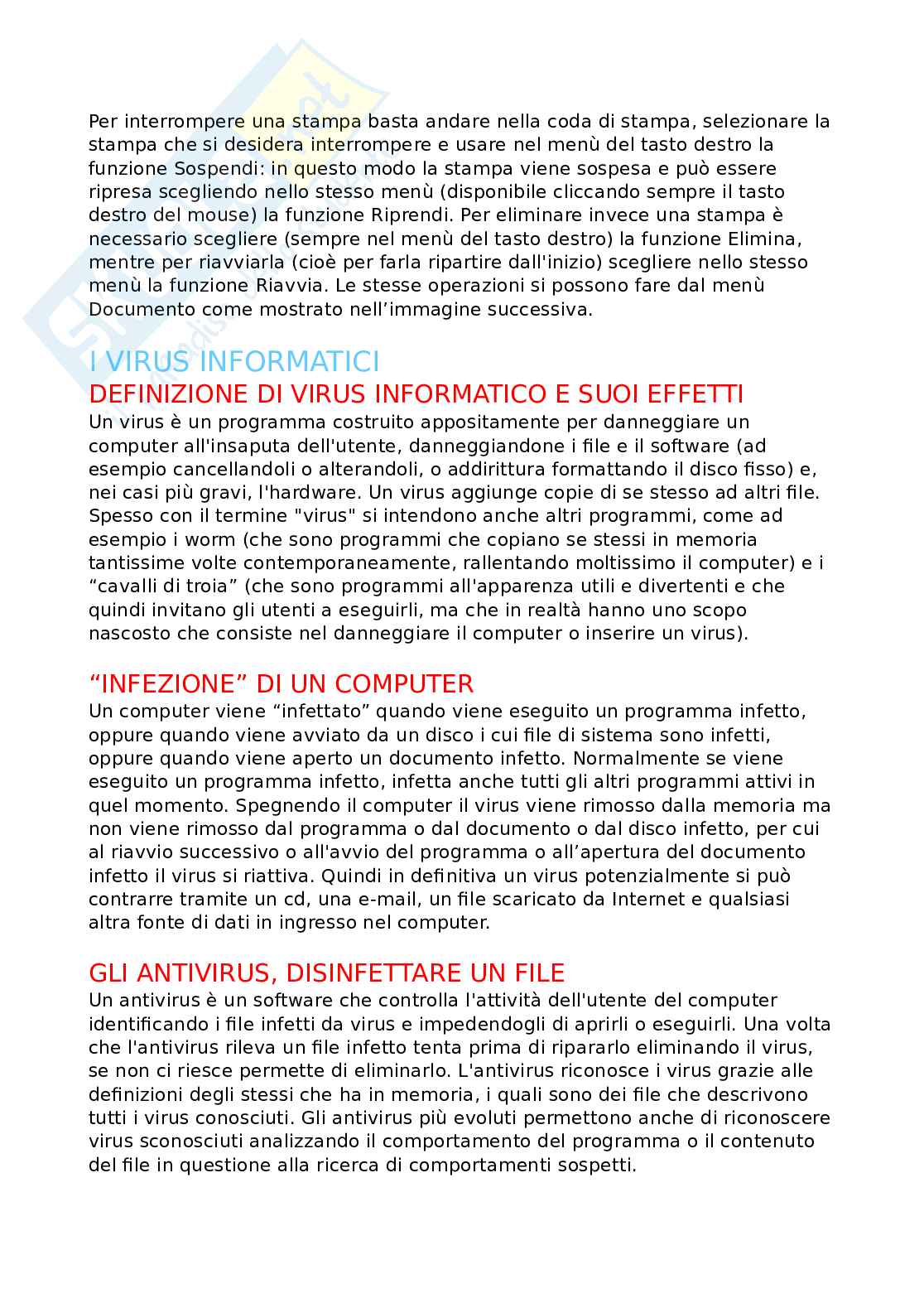 Fondamenti di informatica Pag. 26