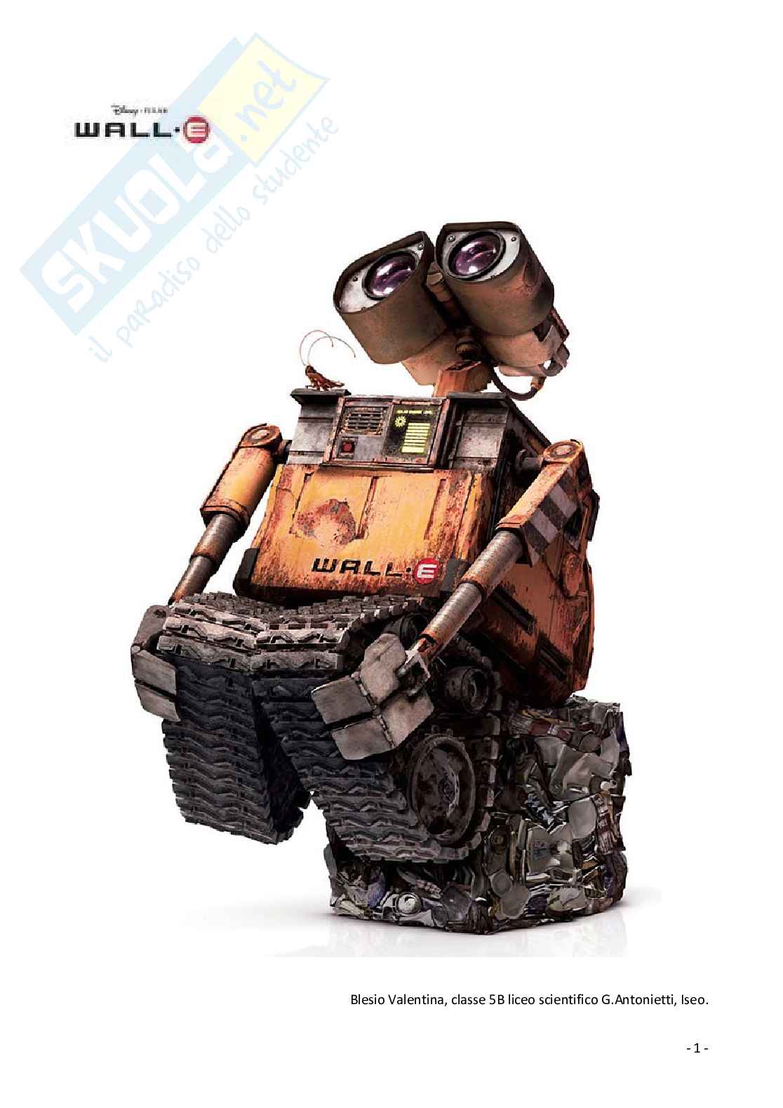 WALL-E Pag. 1