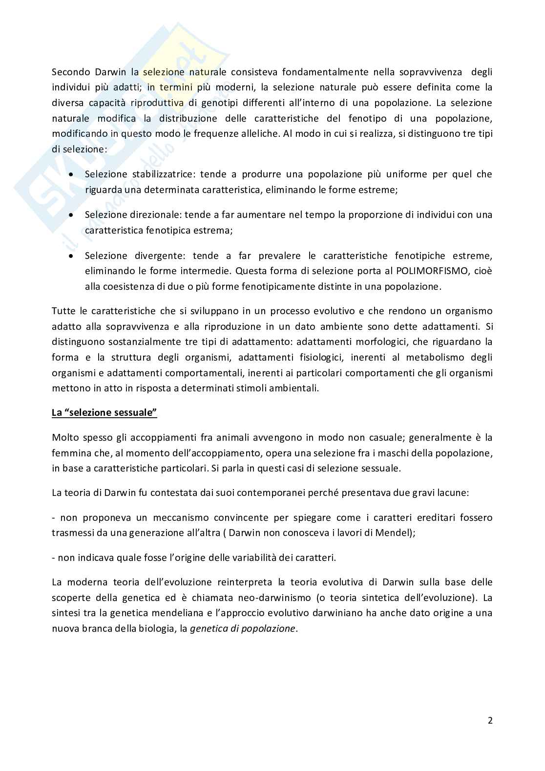 Darwin, evoluzione tra scienza e modernità Pag. 2