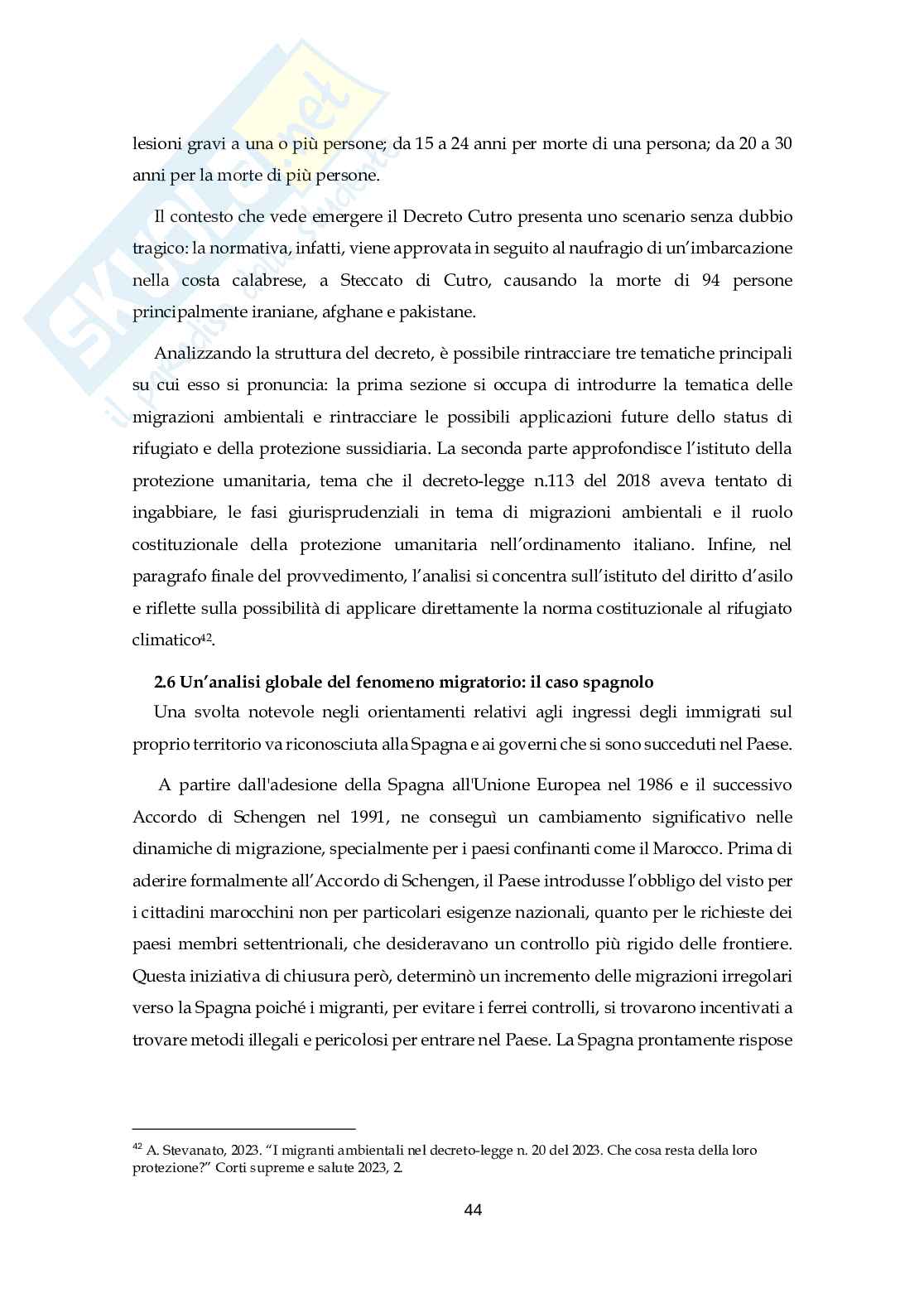 Mare nostrum degli spagnoli e degli italiani: i migranti e la loro gestione Pag. 46