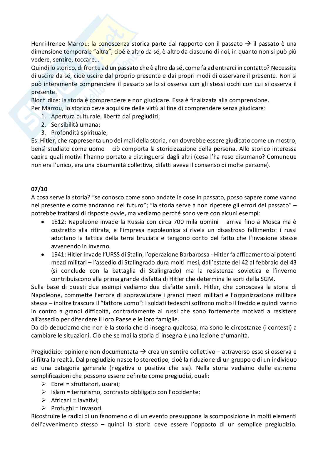 Storia contemporanea - appunti Pag. 2
