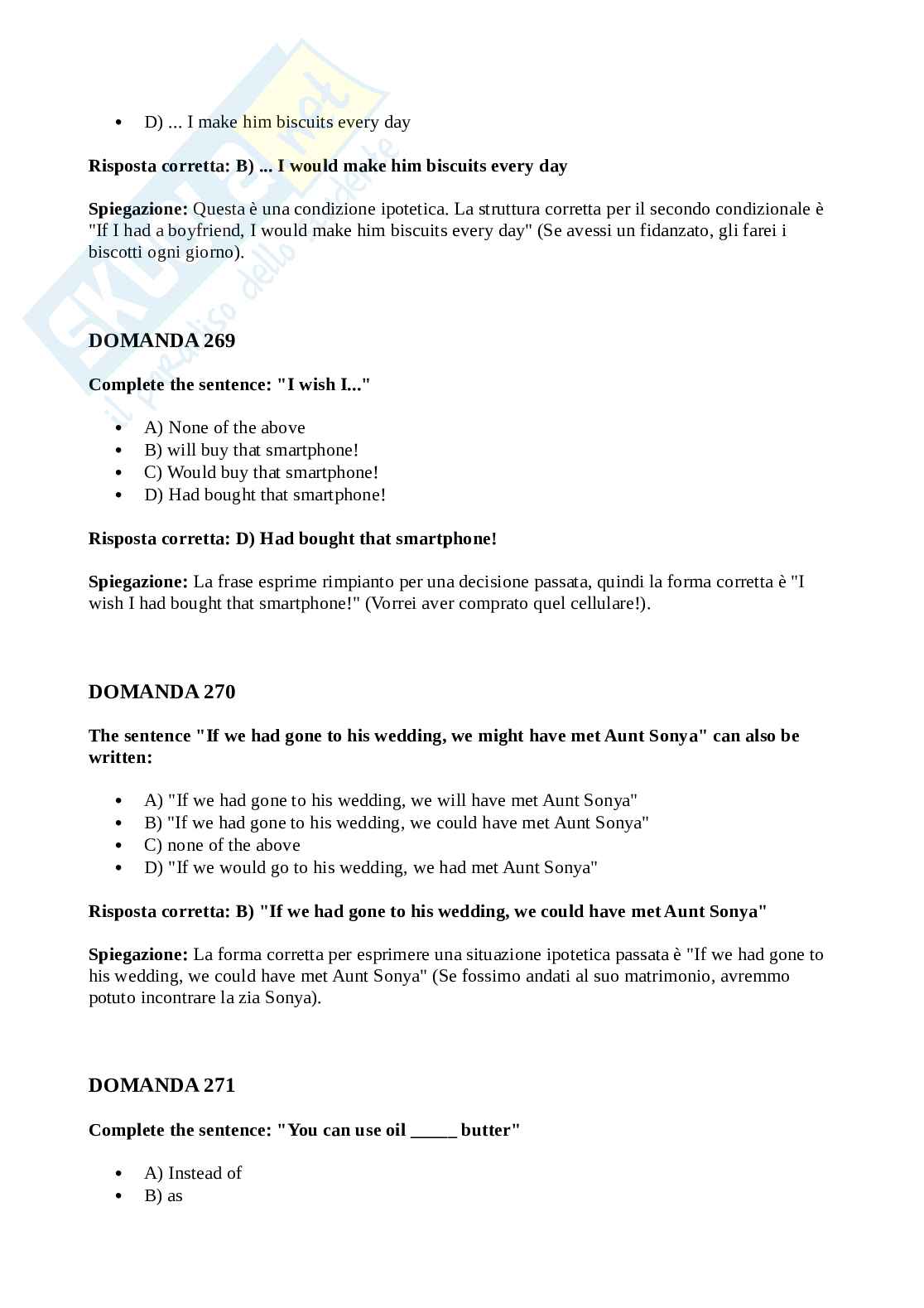 Lingua e traduzione inglese - dalla 239 Pag. 11