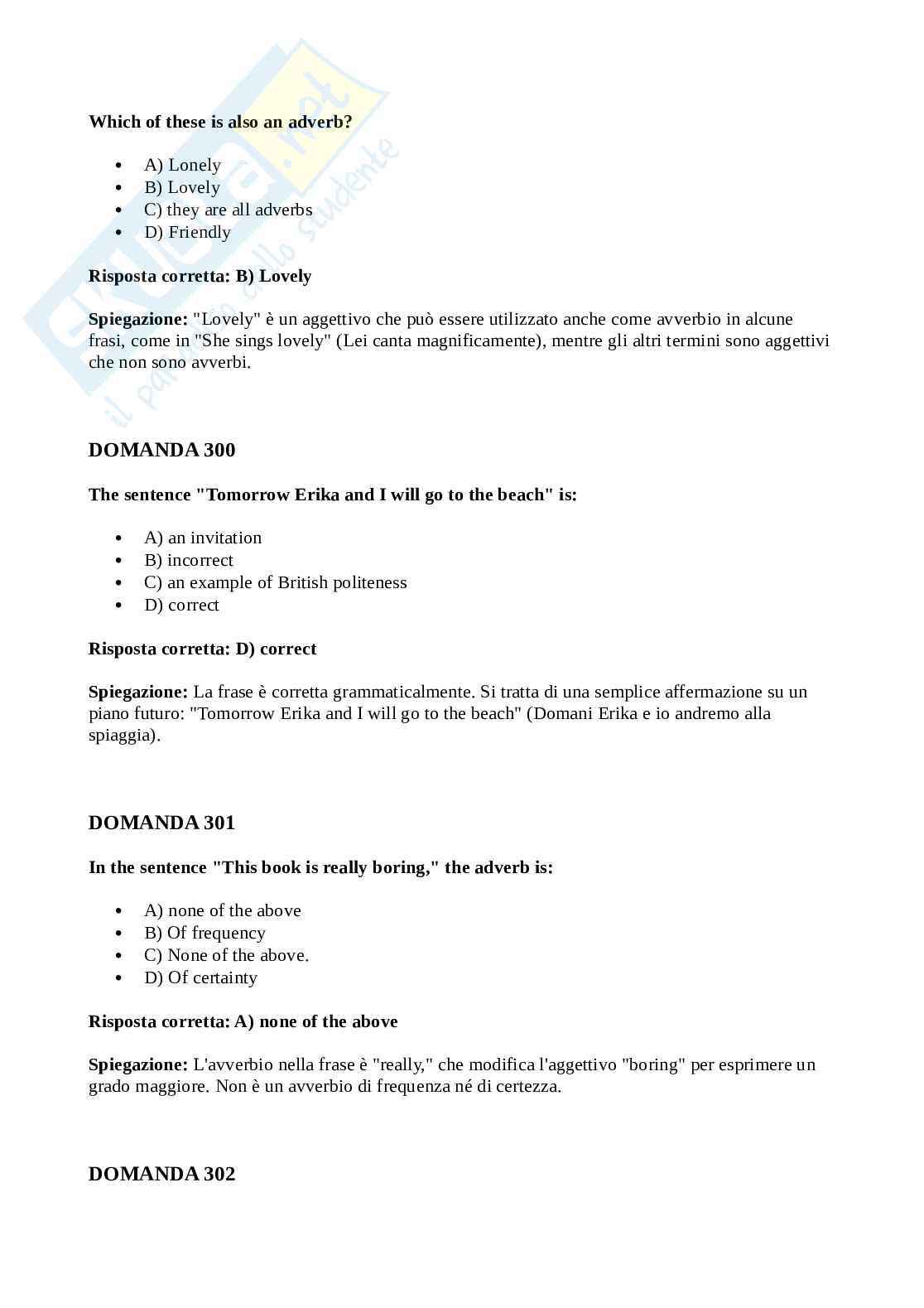 Lingua e traduzione inglese - dalla 239 Pag. 21