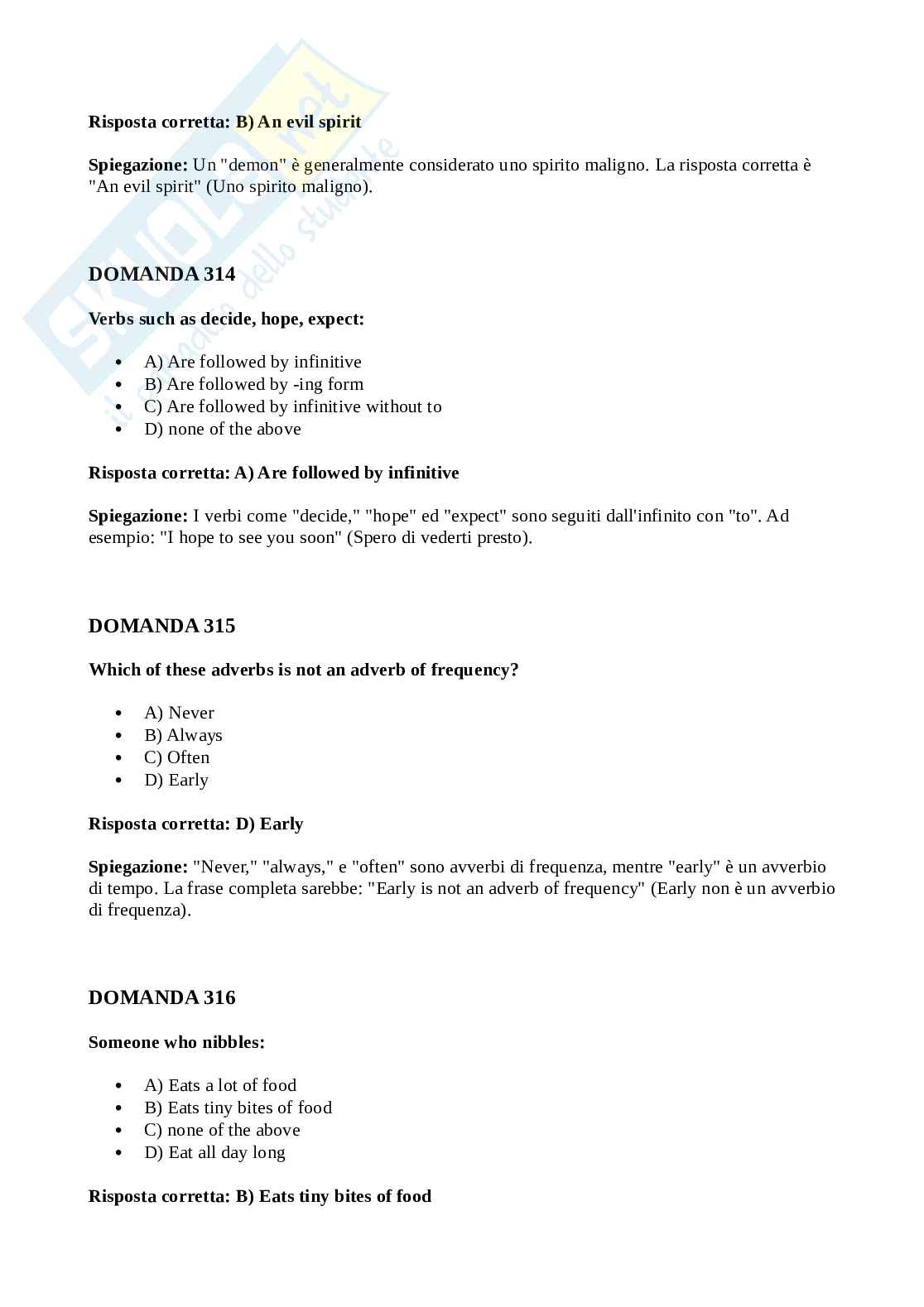 Lingua e traduzione inglese - dalla 239 Pag. 26