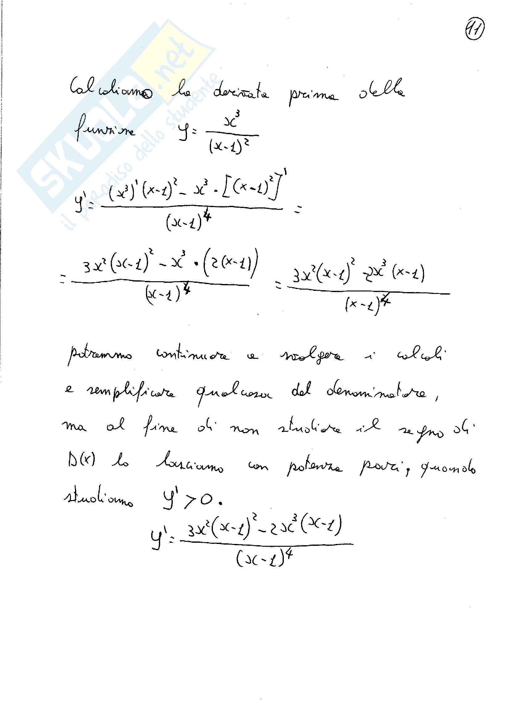 Analisi matematica 1 - esercizi Svolti sulle funzioni razionali fratte Pag. 11