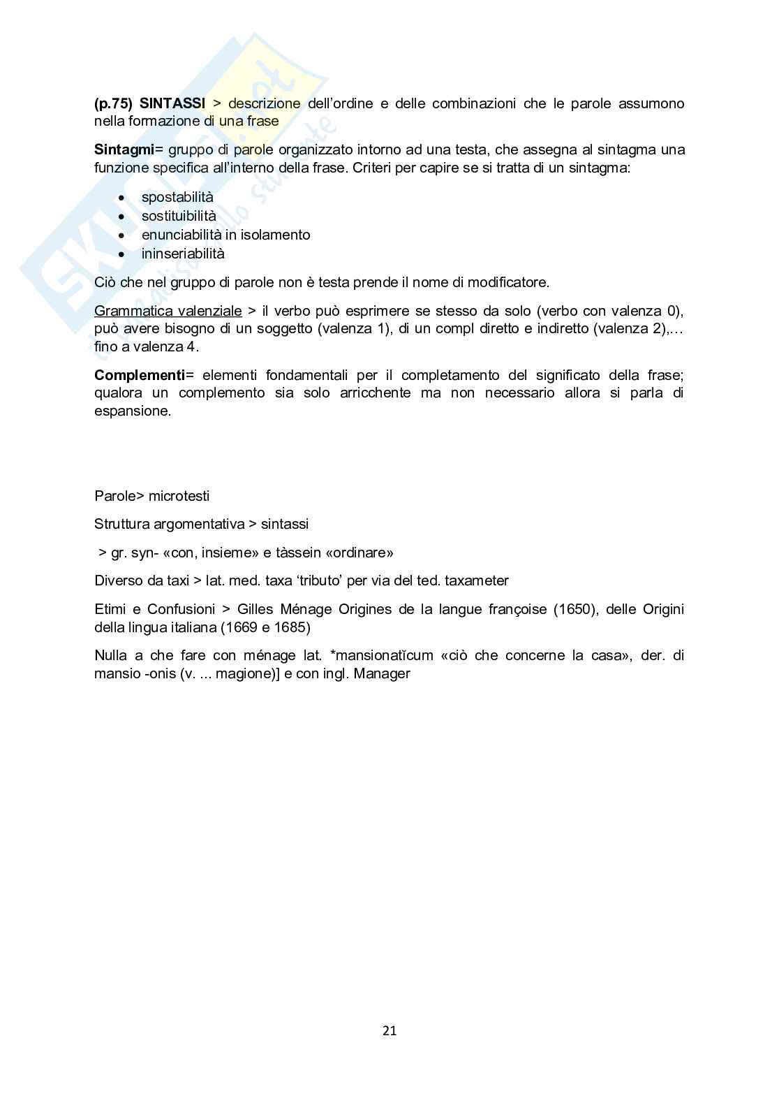 Appunti di Linguistica e comunicazione Pag. 21