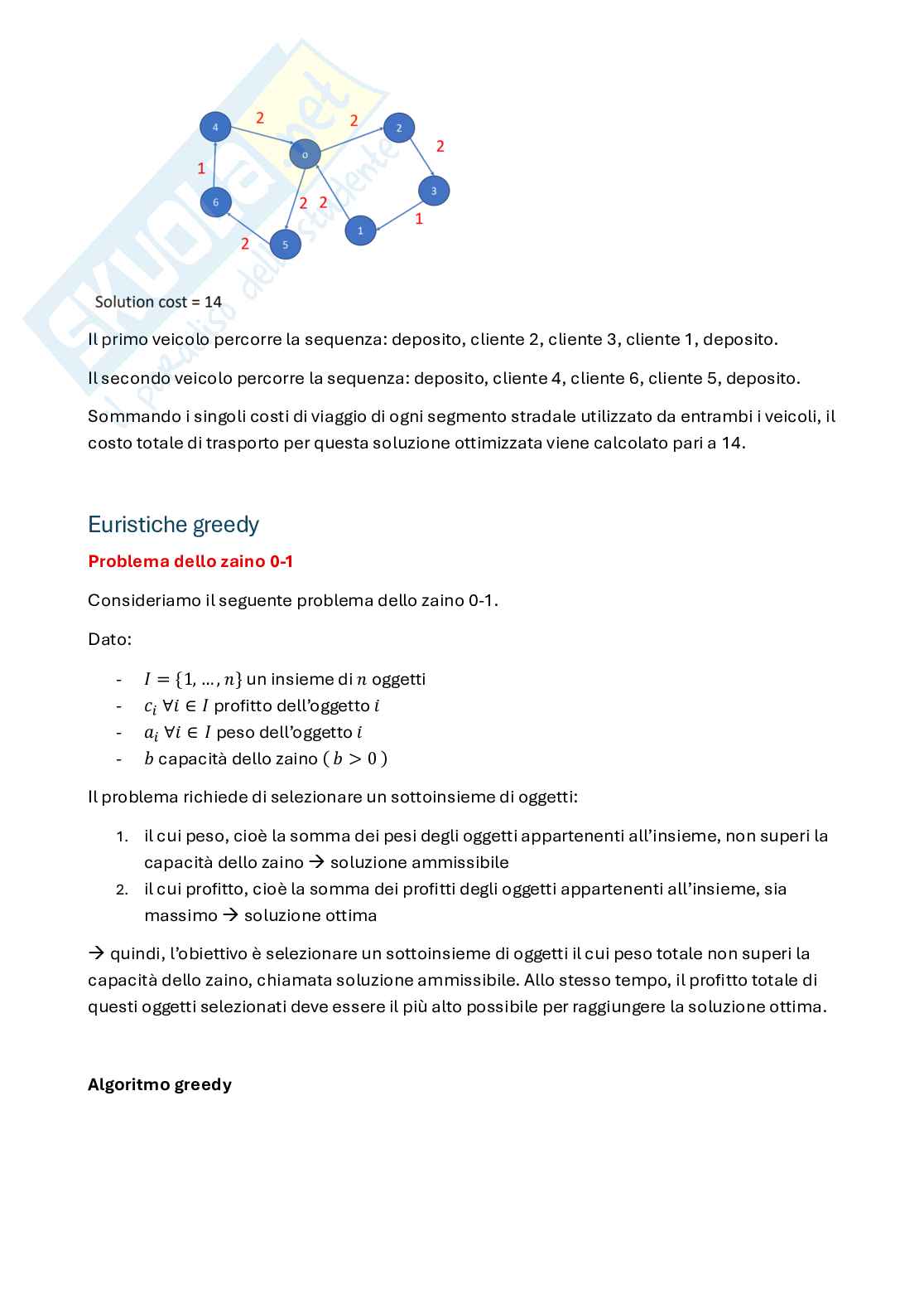 Appunti Optimization and data science for management secondo parziale (in italiano) Pag. 36