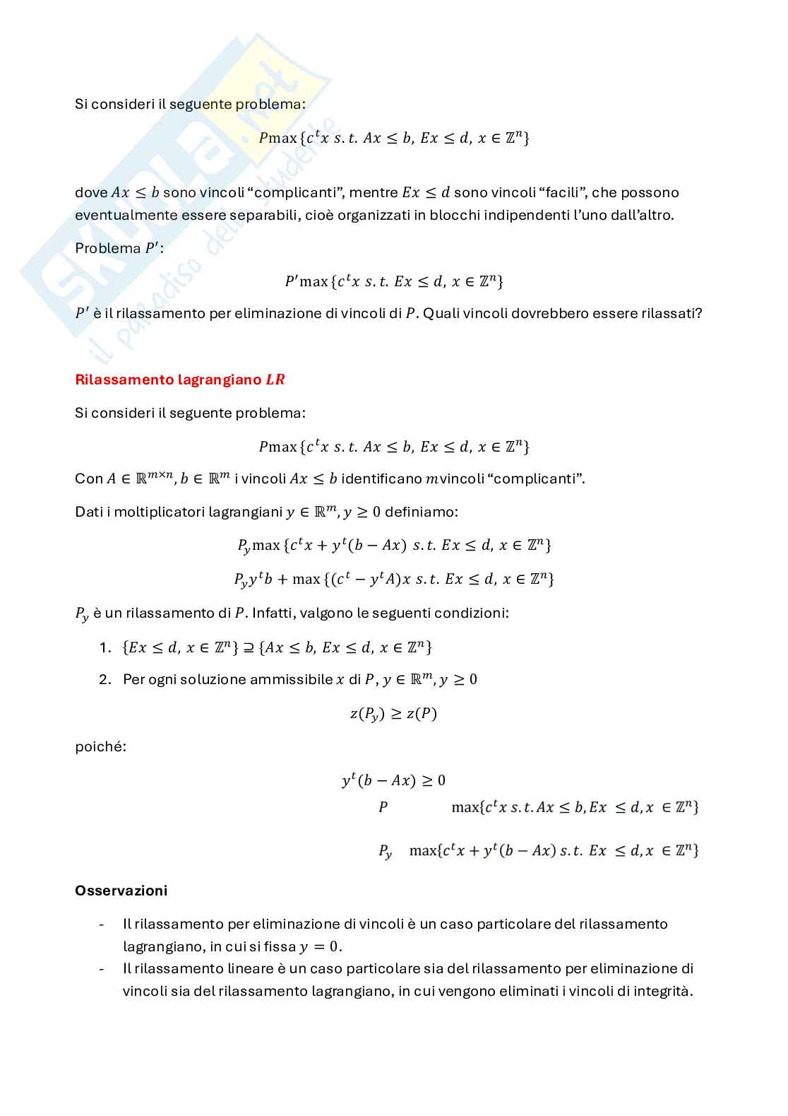 Appunti Optimization and data science for management secondo parziale (in italiano) Pag. 81