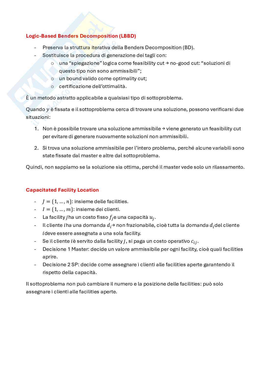 Appunti Optimization and data science for management secondo parziale (in italiano) Pag. 91