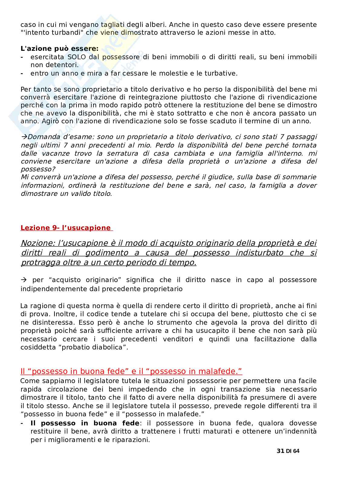 Esame di diritto privato Pag. 31