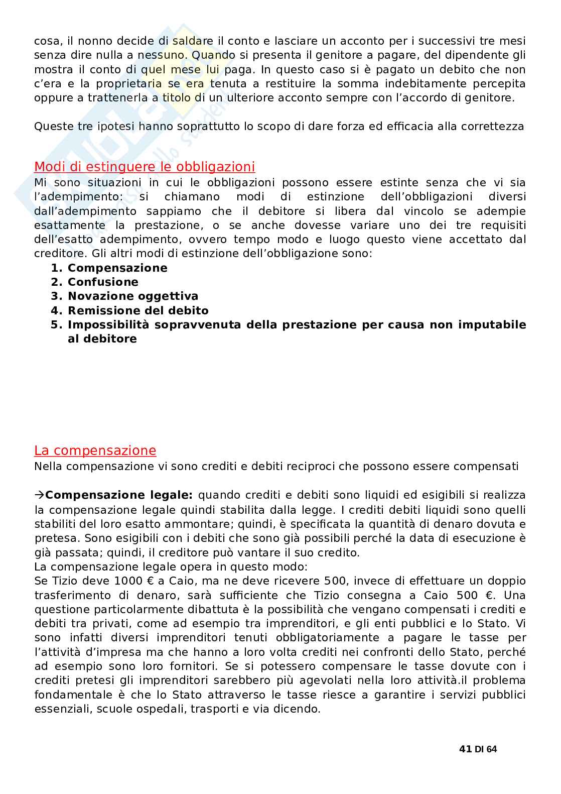Esame di diritto privato Pag. 41