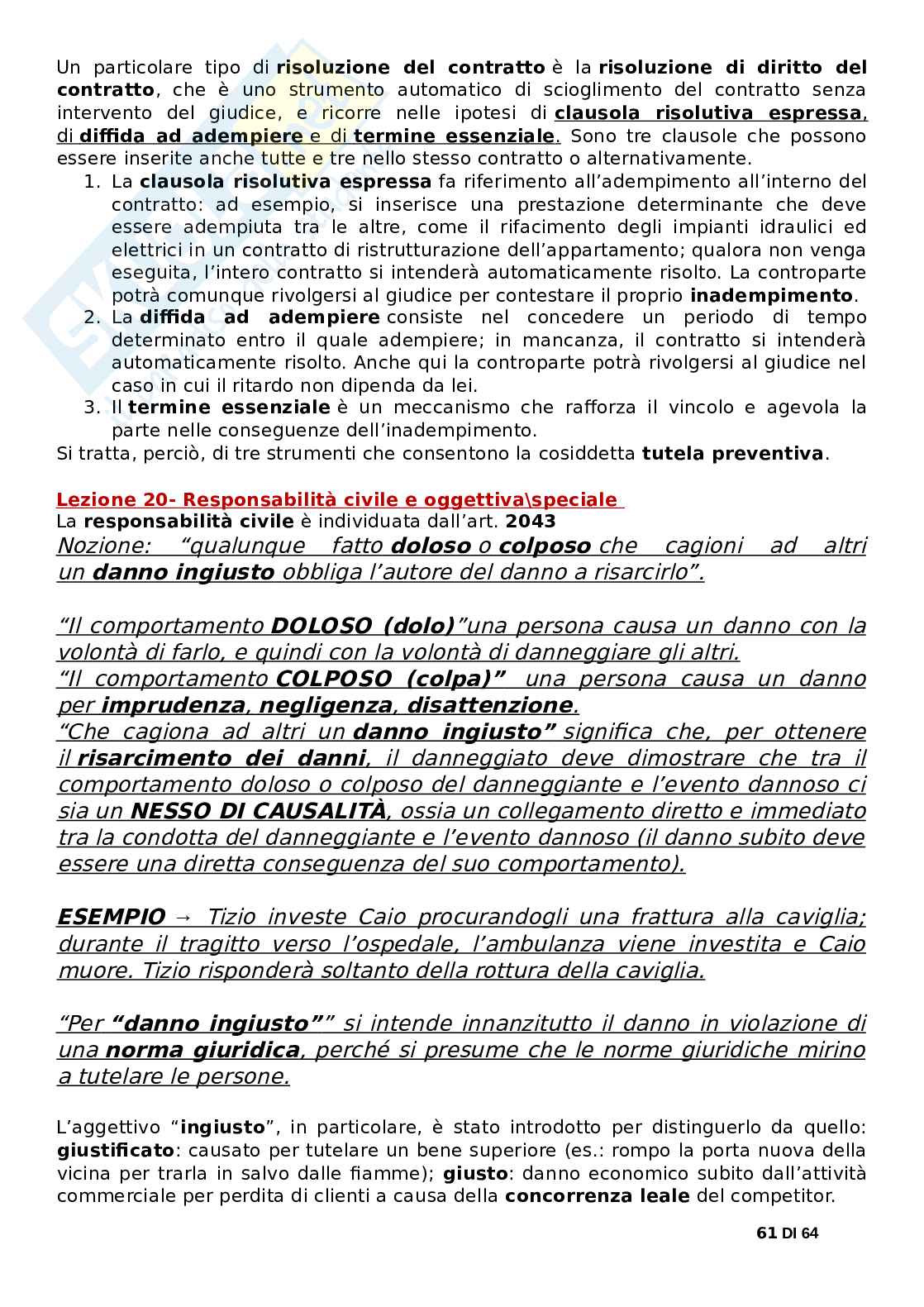 Esame di diritto privato Pag. 61