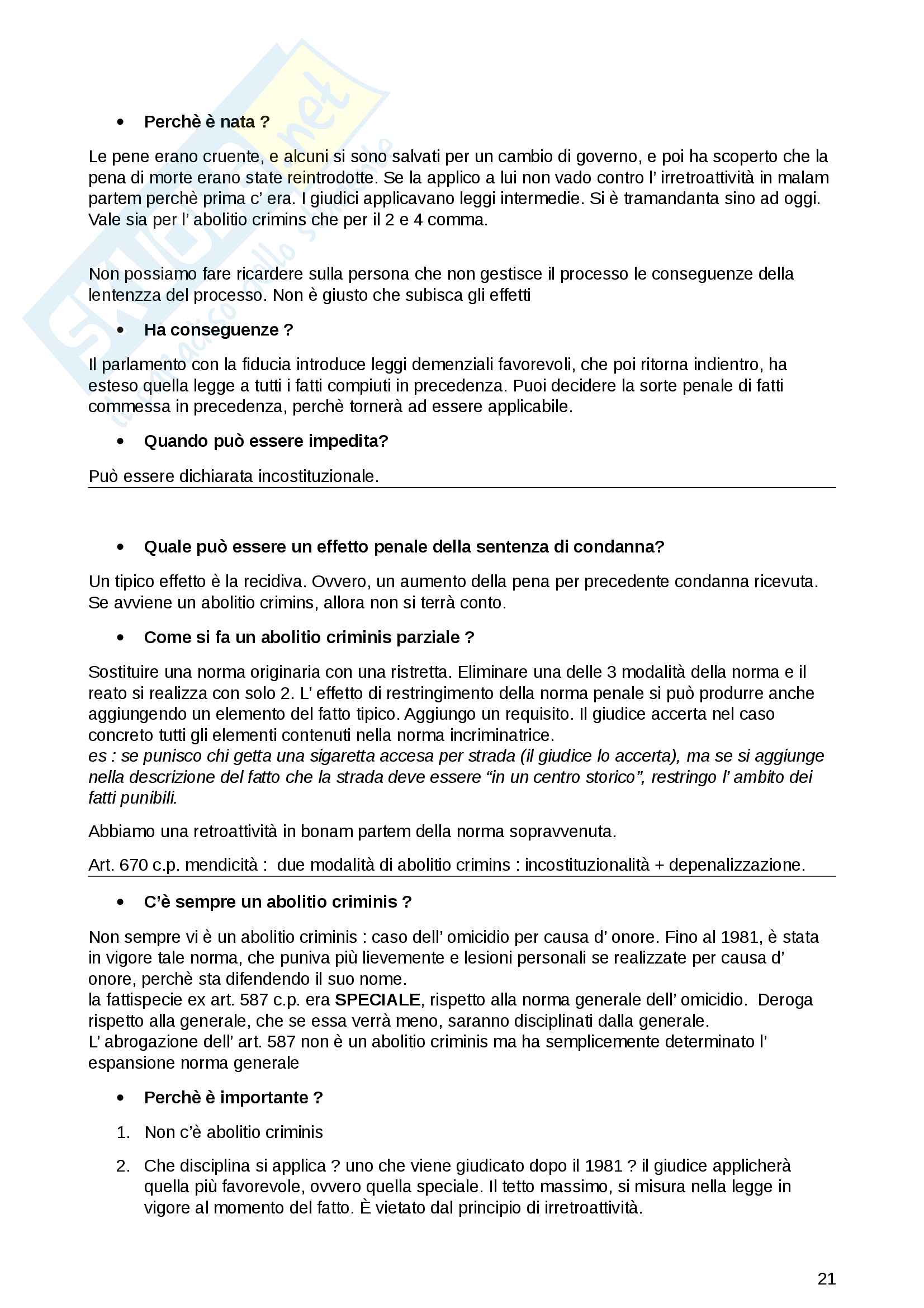 Appunti Diritto penale generale Pag. 21