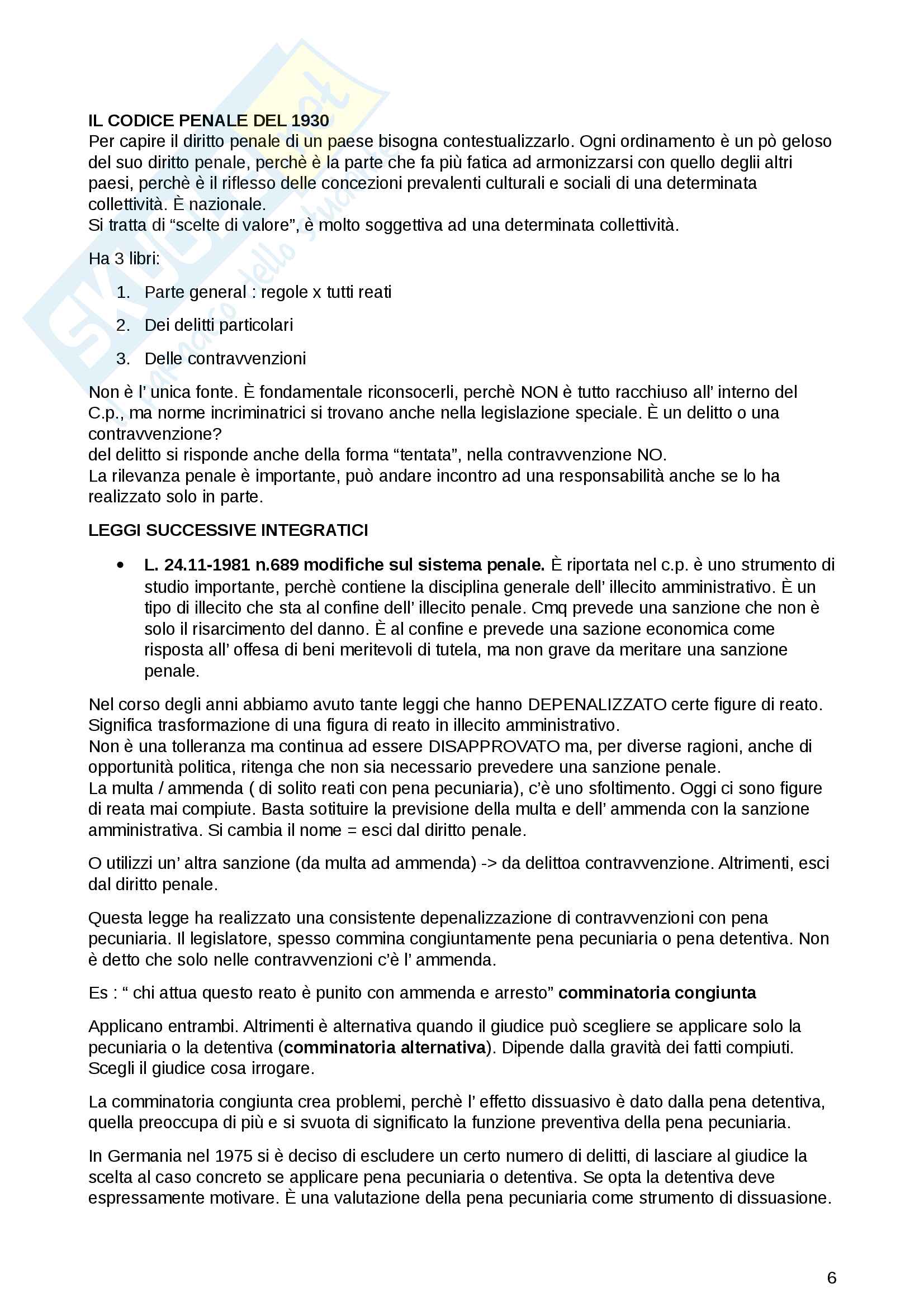 Appunti Diritto penale generale Pag. 6