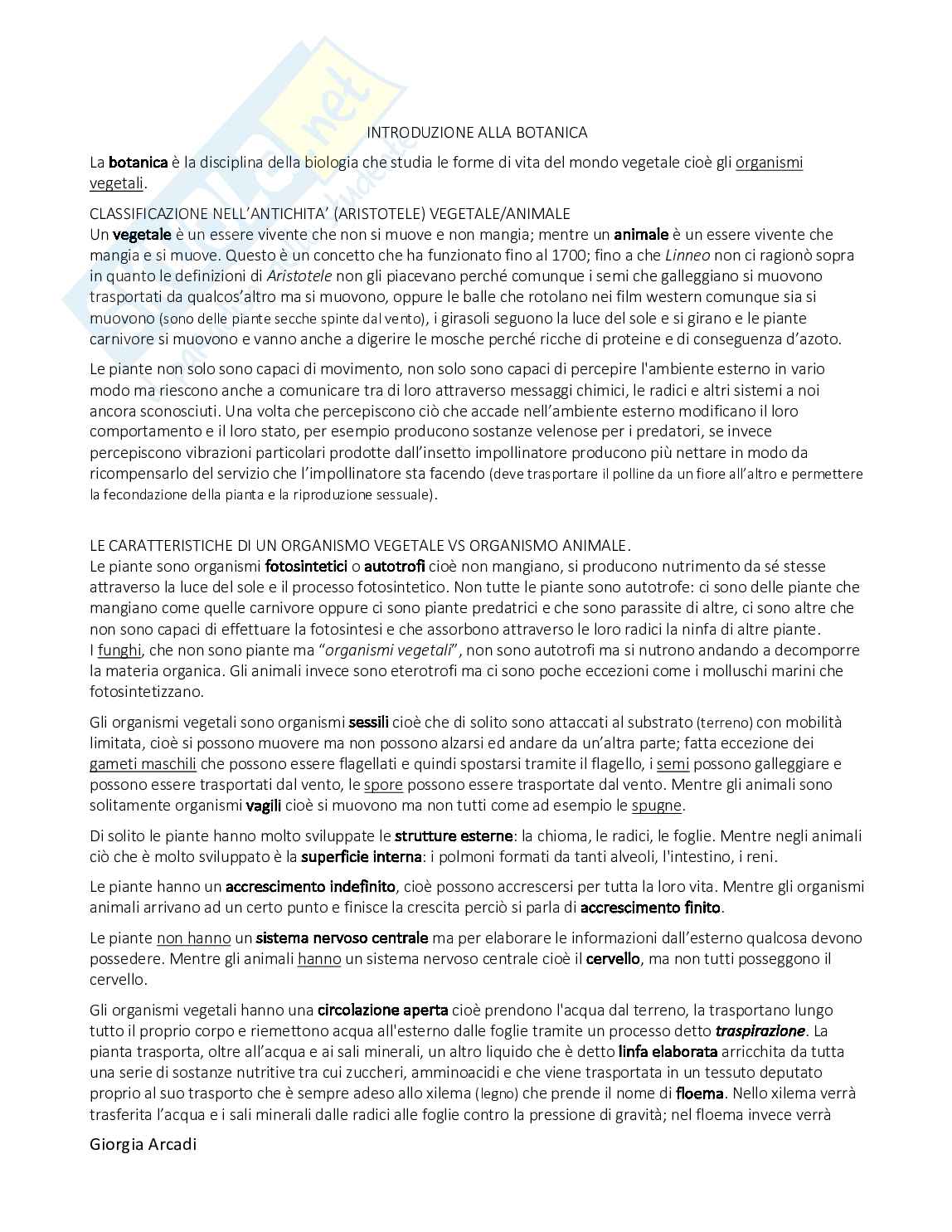 Botanica sistematica Pag. 1