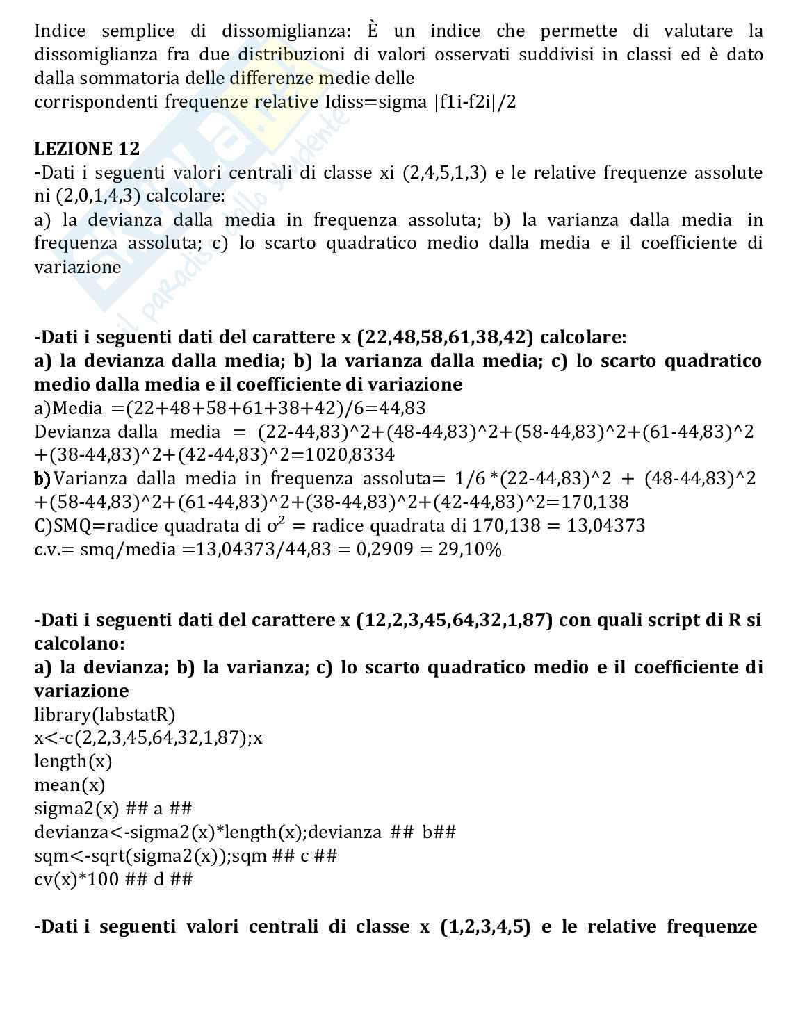 Risposte domande aperte di Statistica aggiornate al 2023 Pag. 16
