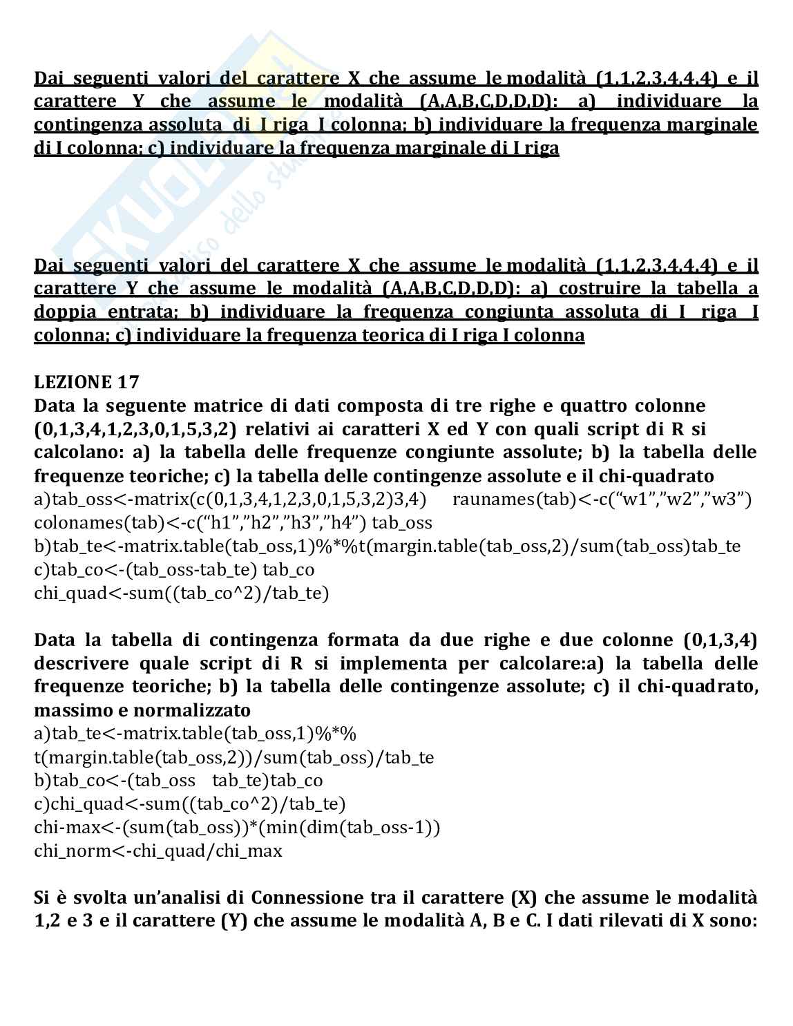 Risposte domande aperte di Statistica aggiornate al 2023 Pag. 21