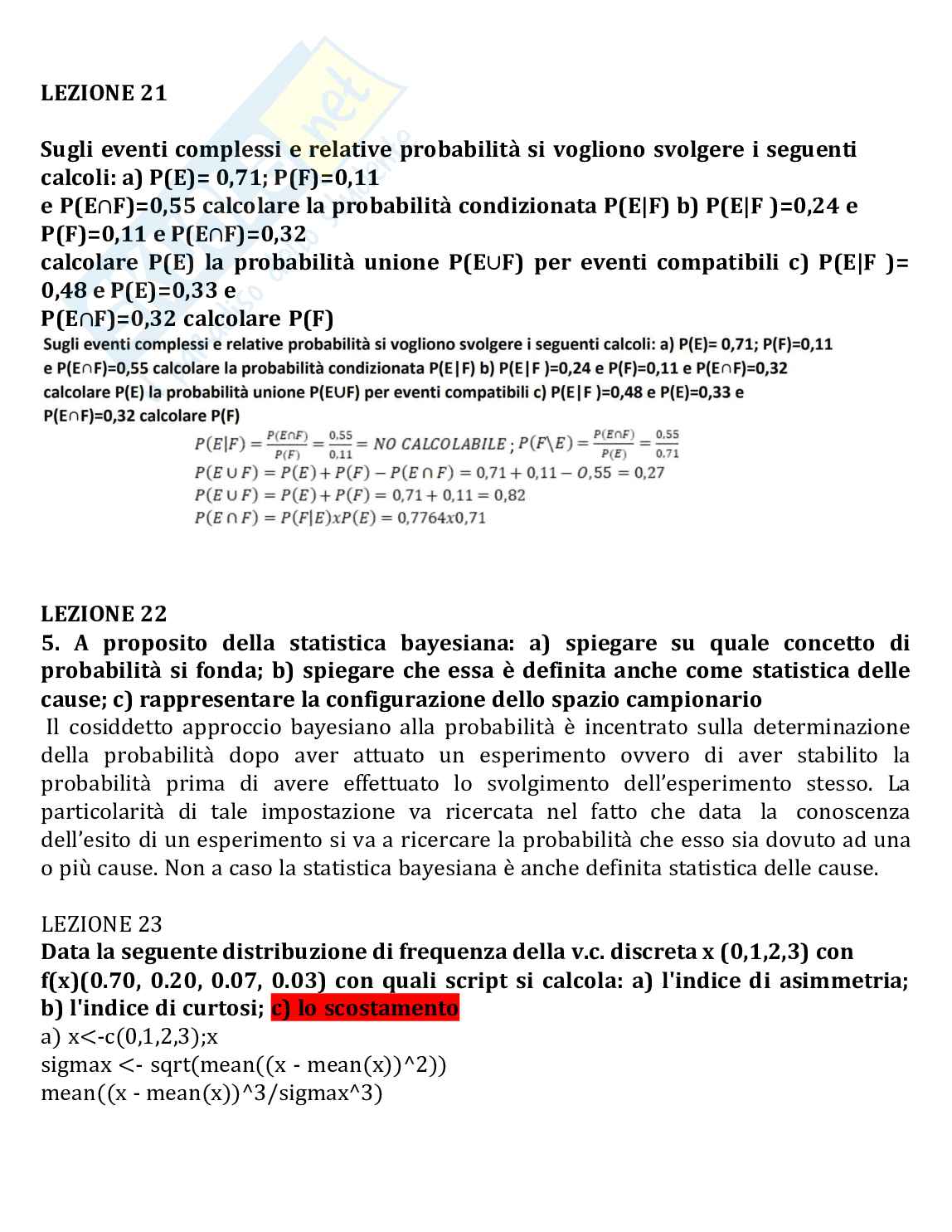 Risposte domande aperte di Statistica aggiornate al 2023 Pag. 26